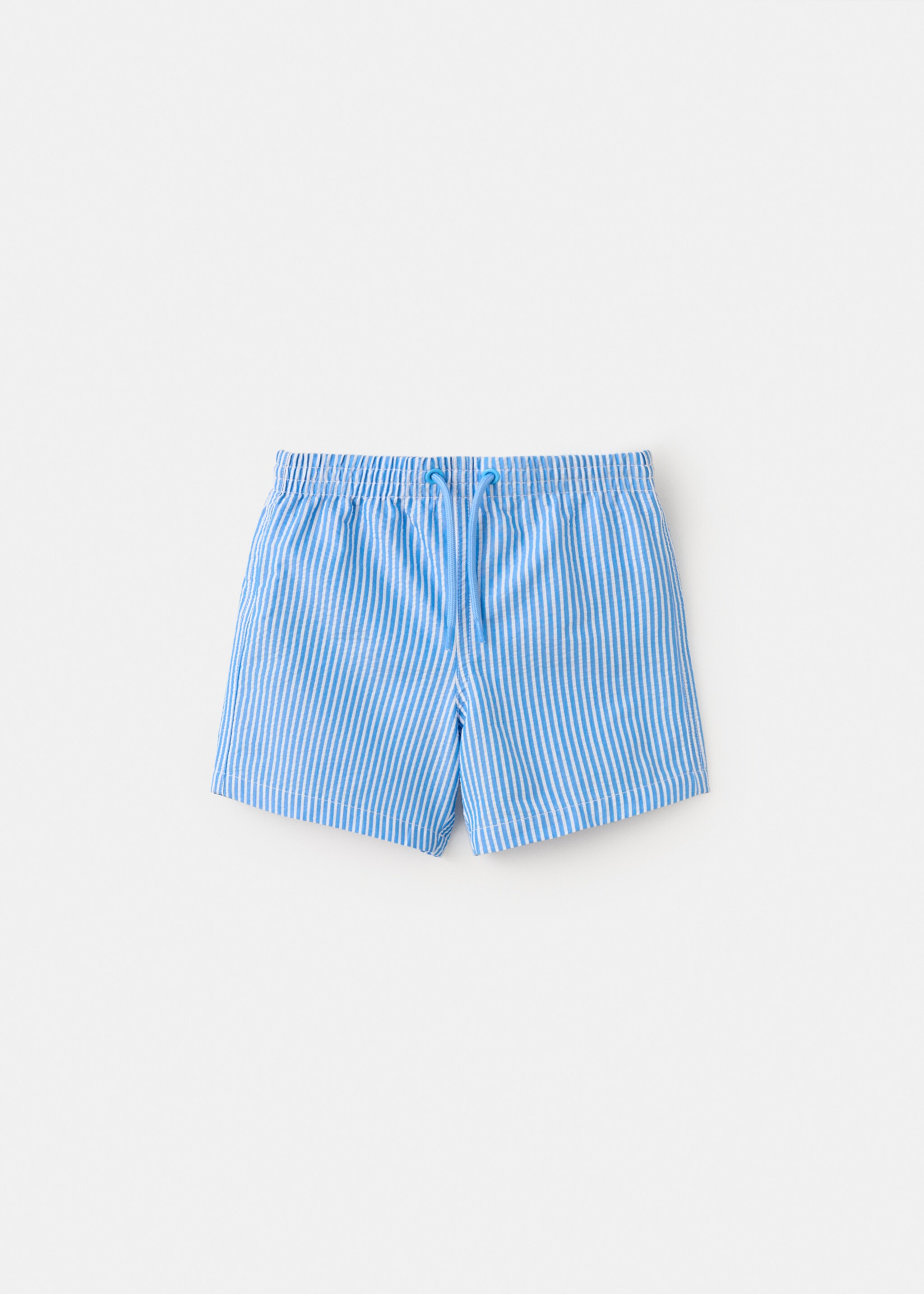 ملابس سباحة مخططة برباط - منتج دون نموذج, أزرق. Ref: 27065981-00.