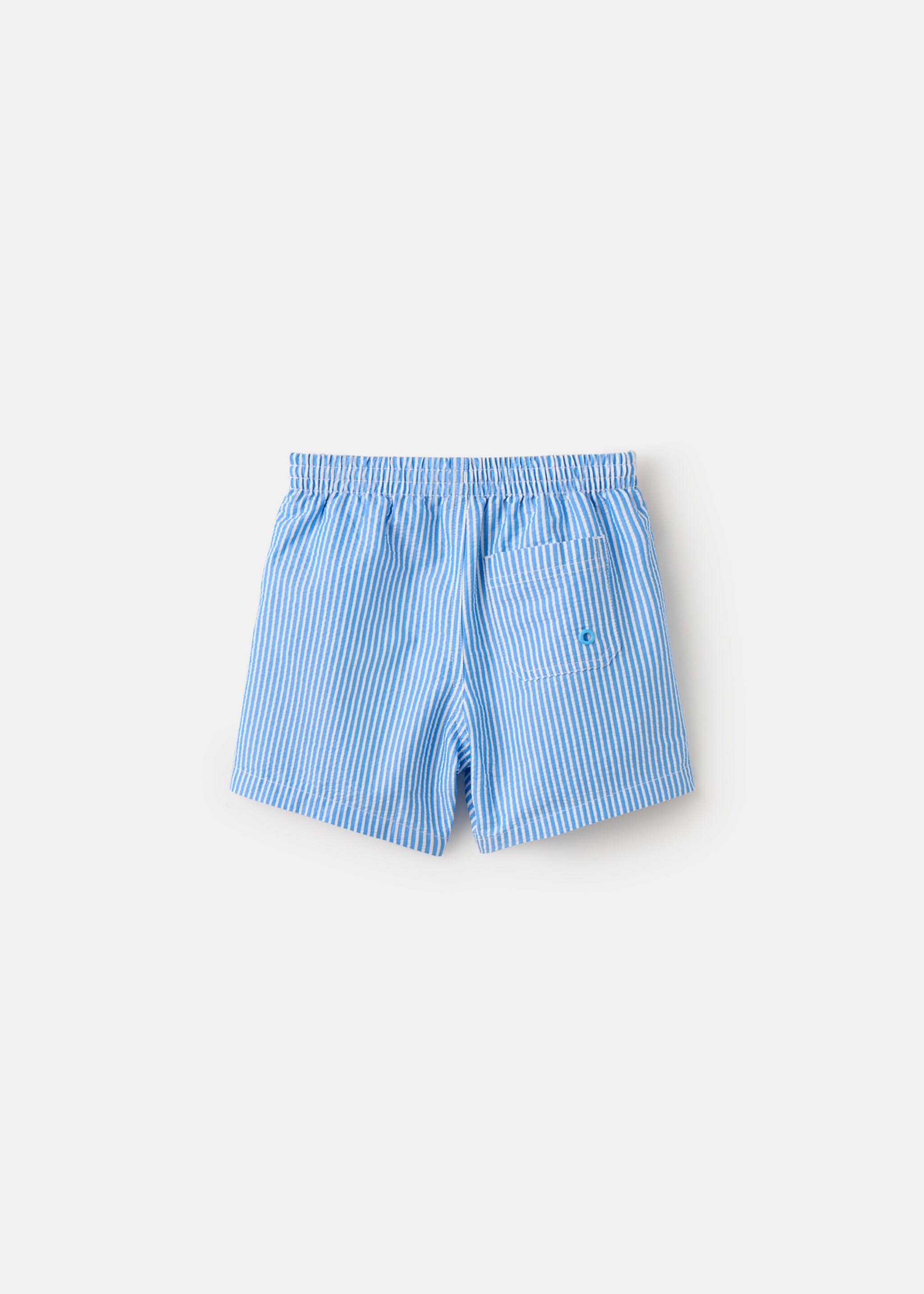 ملابس سباحة مخططة برباط - الجهة الخلفية للمنتج, أزرق. Ref: 27065981-00.