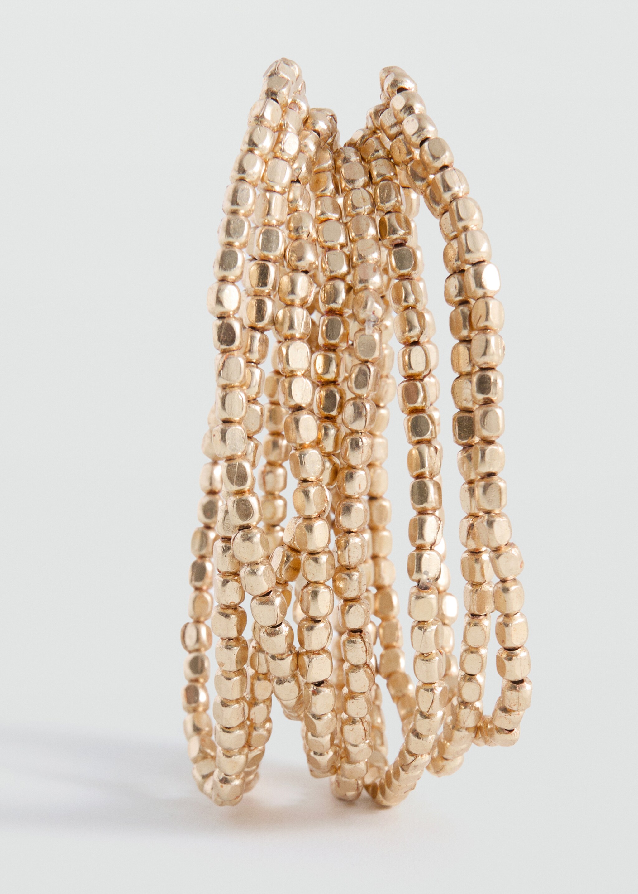 Bead bracelet set - Details of the article 1, Gold. Ref: 27065983-00.