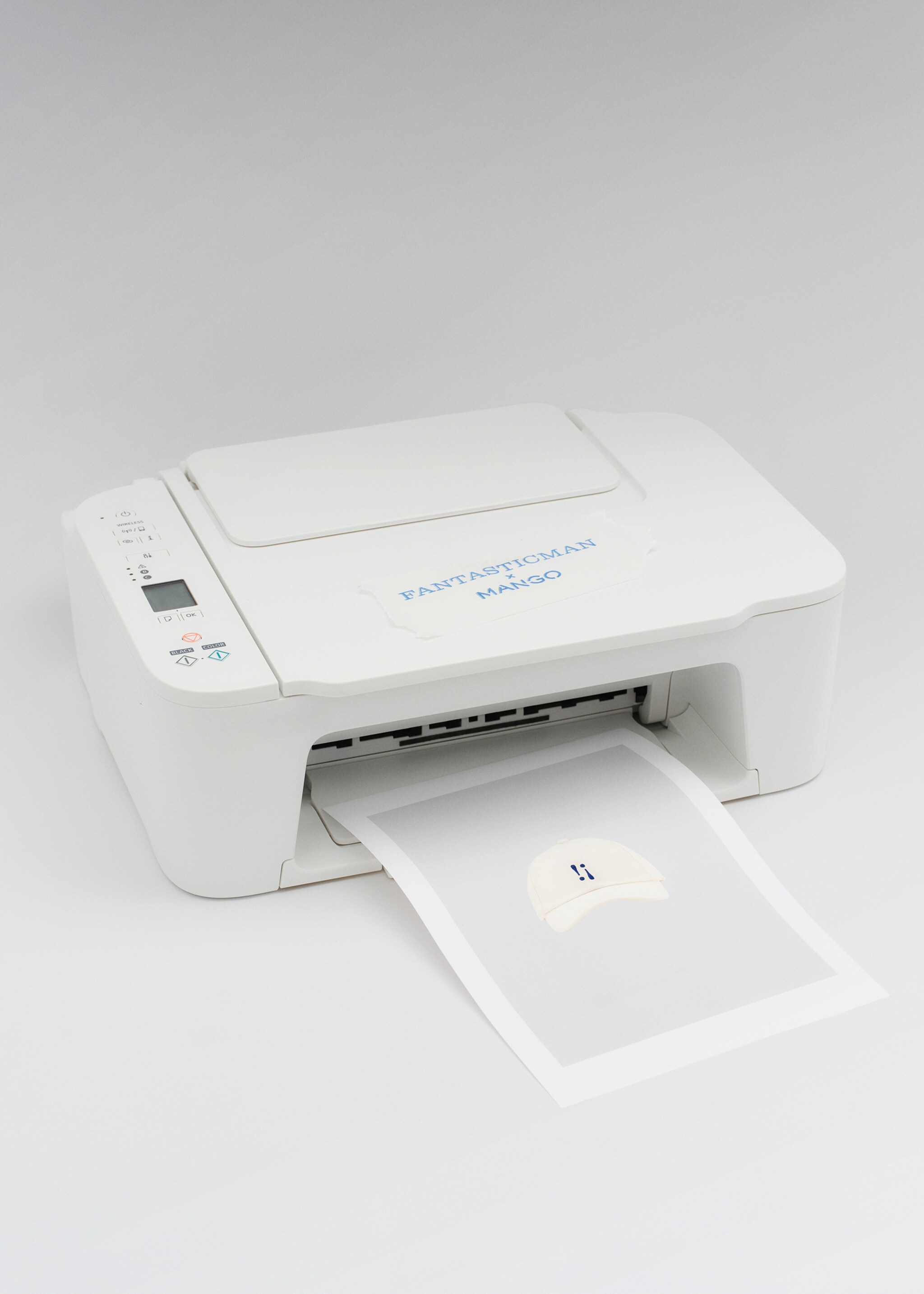 Casquette coton message brodé - Détail de l'article 9, Blanc cassé. Ref: 27065991-00.