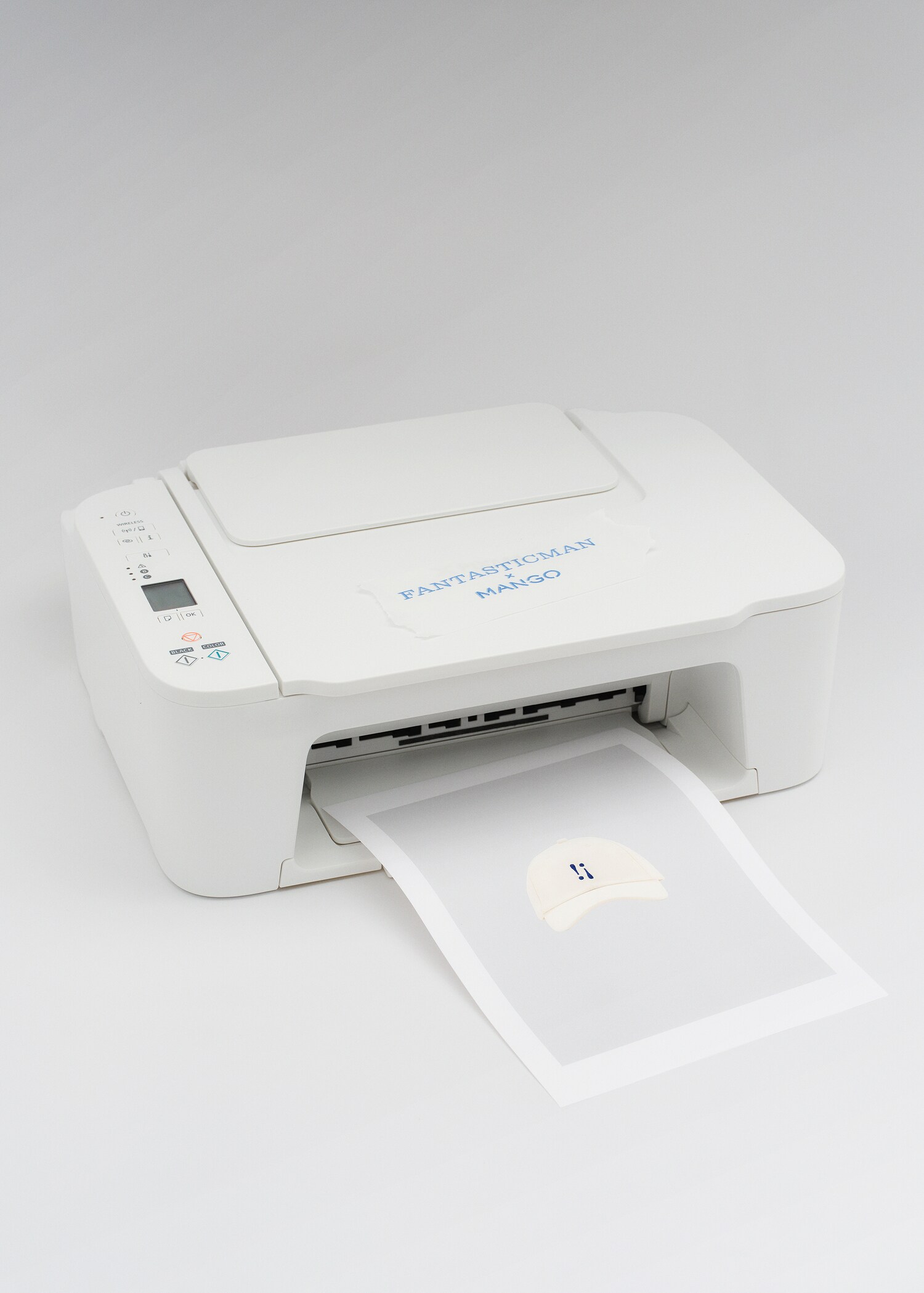 Katoenen pet met geborduurde boodschap - Detail van het artikel 9