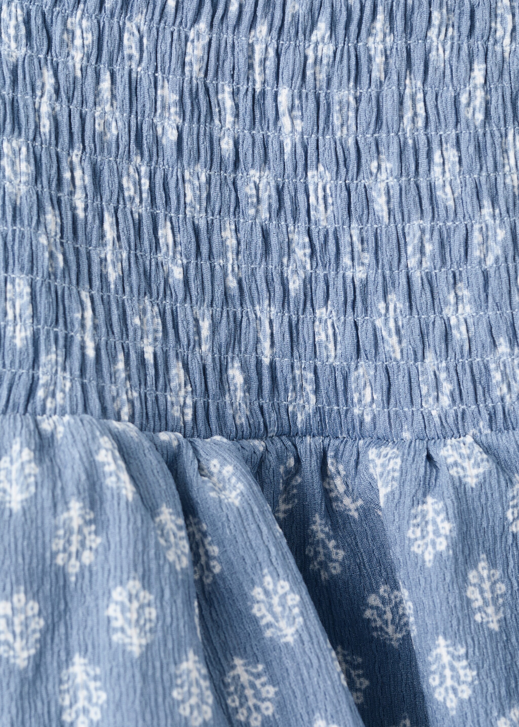 Jupe volants imprimée - Détail de l'article 8, Bleu. Ref: 27065996-00.