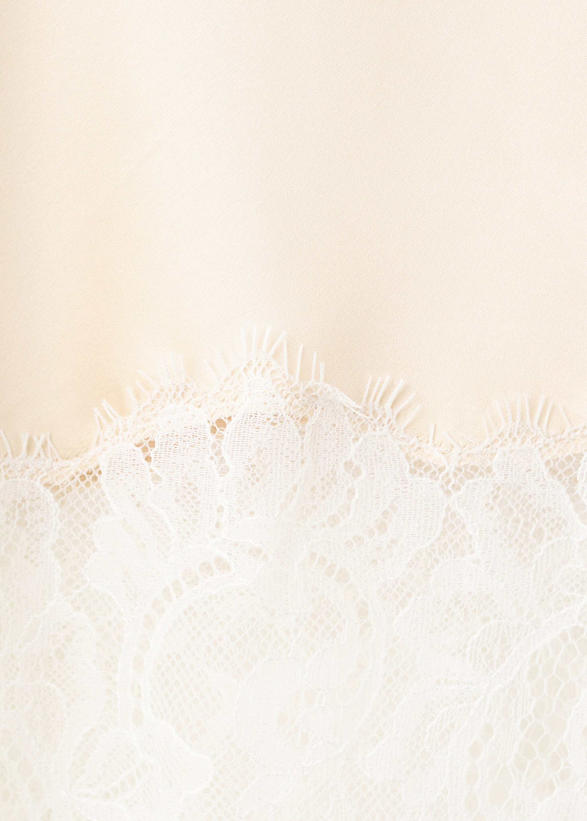 Jupe lingerie en dentelle - Détail de l'article 8, Beige. Ref: 27065999-00.