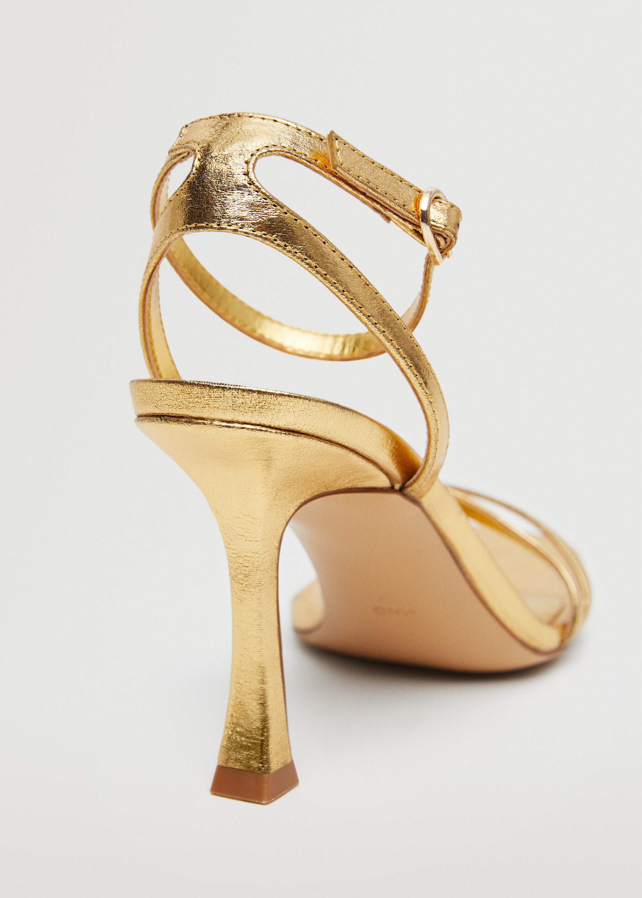 Metallic strap sandals - Details of the article 3