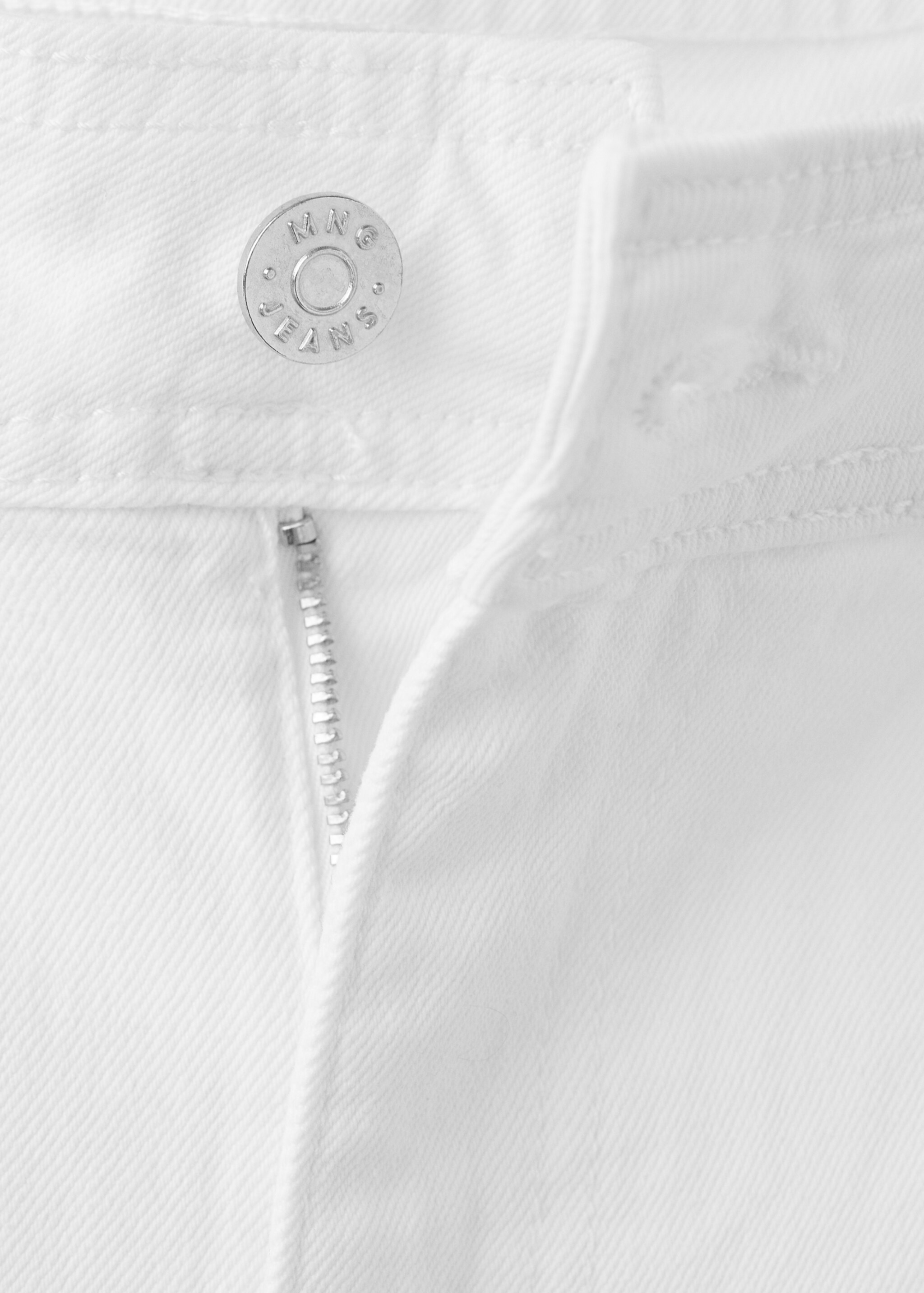 Jeans Catherin culotte tiro alto - Detalle del artículo 8, Blanco. Ref: 27066337-00.