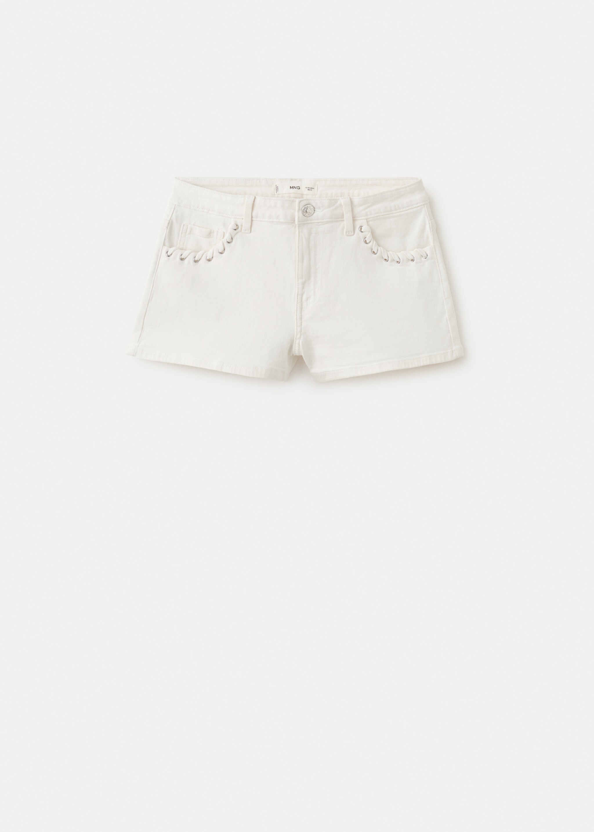 Decorative detail shorts - Article without model, Off White. Ref: 27066341-00.