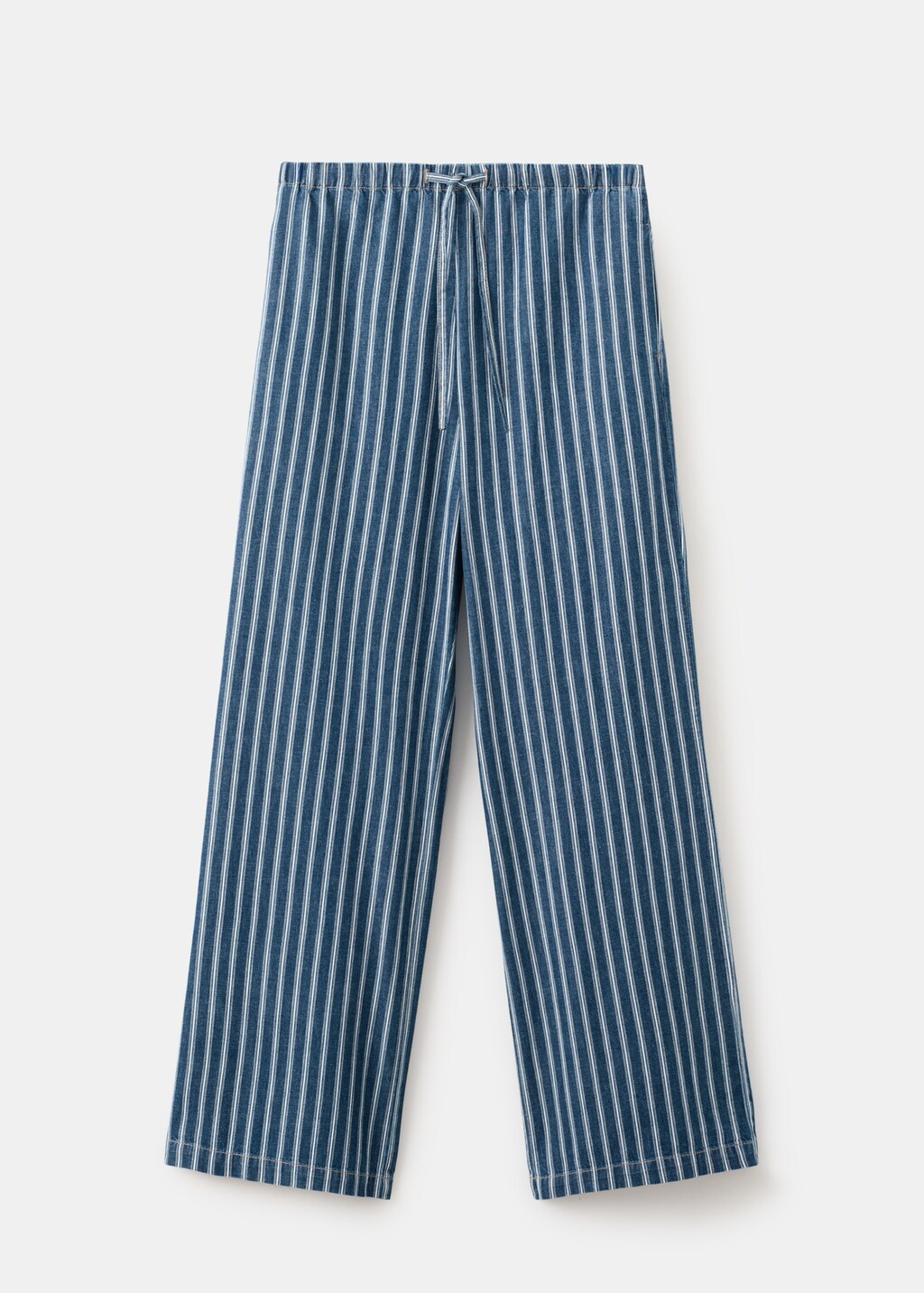 Straight striped trousers - image 2