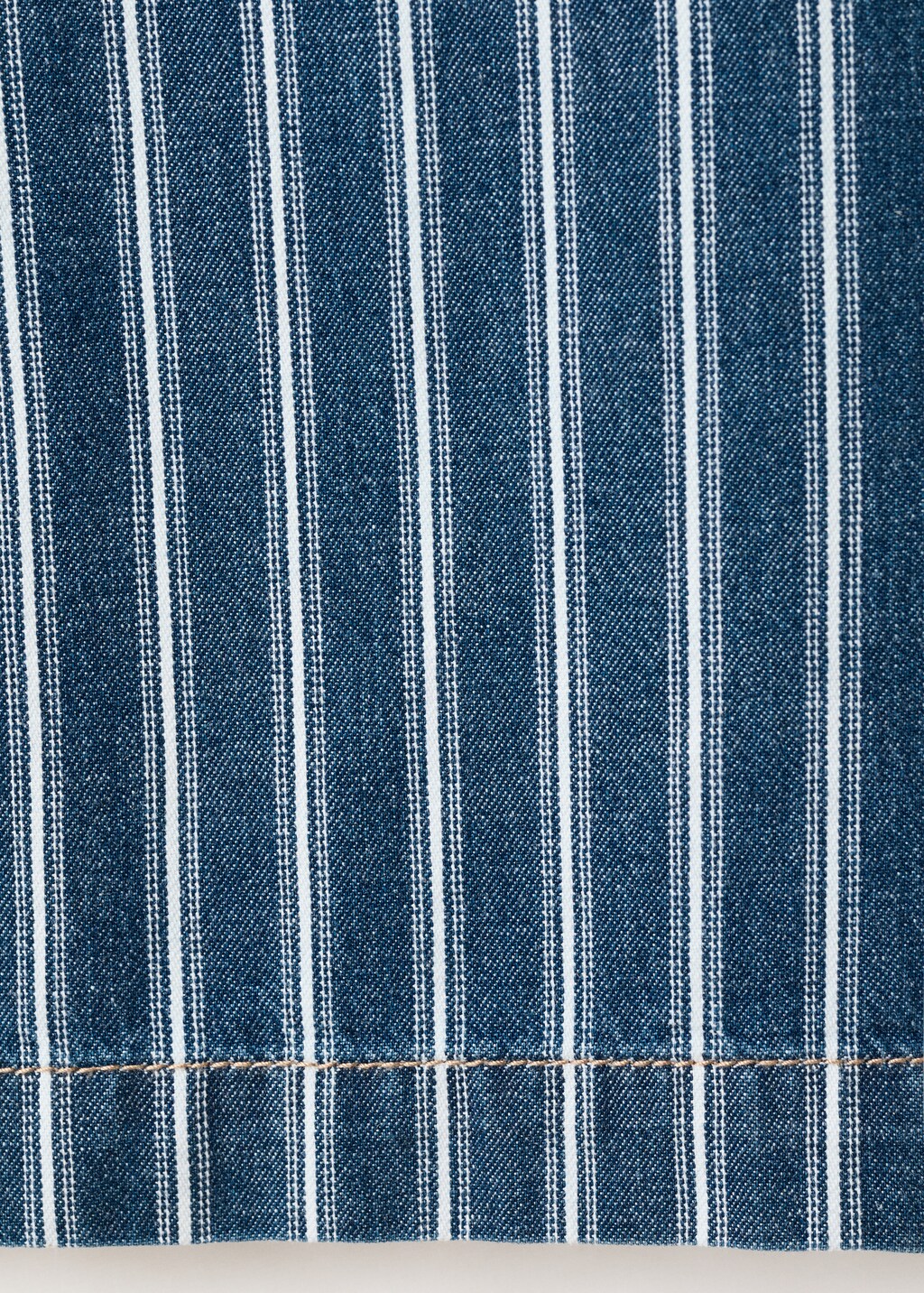 Straight striped trousers - image 5