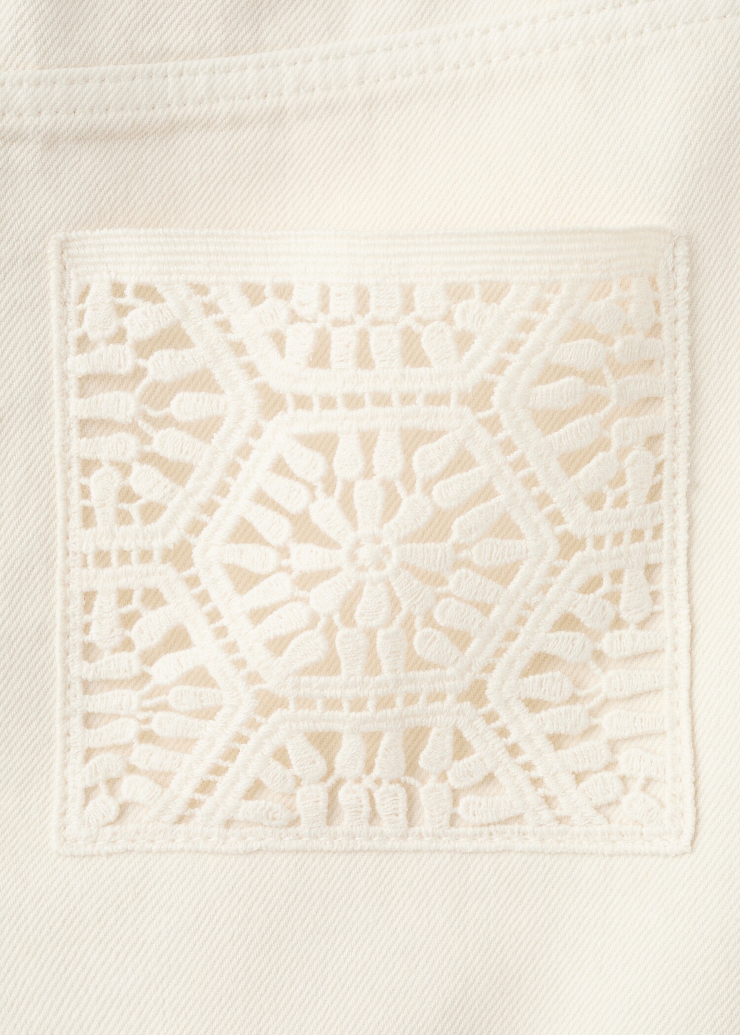 Denim short skirt - Details of the article 8