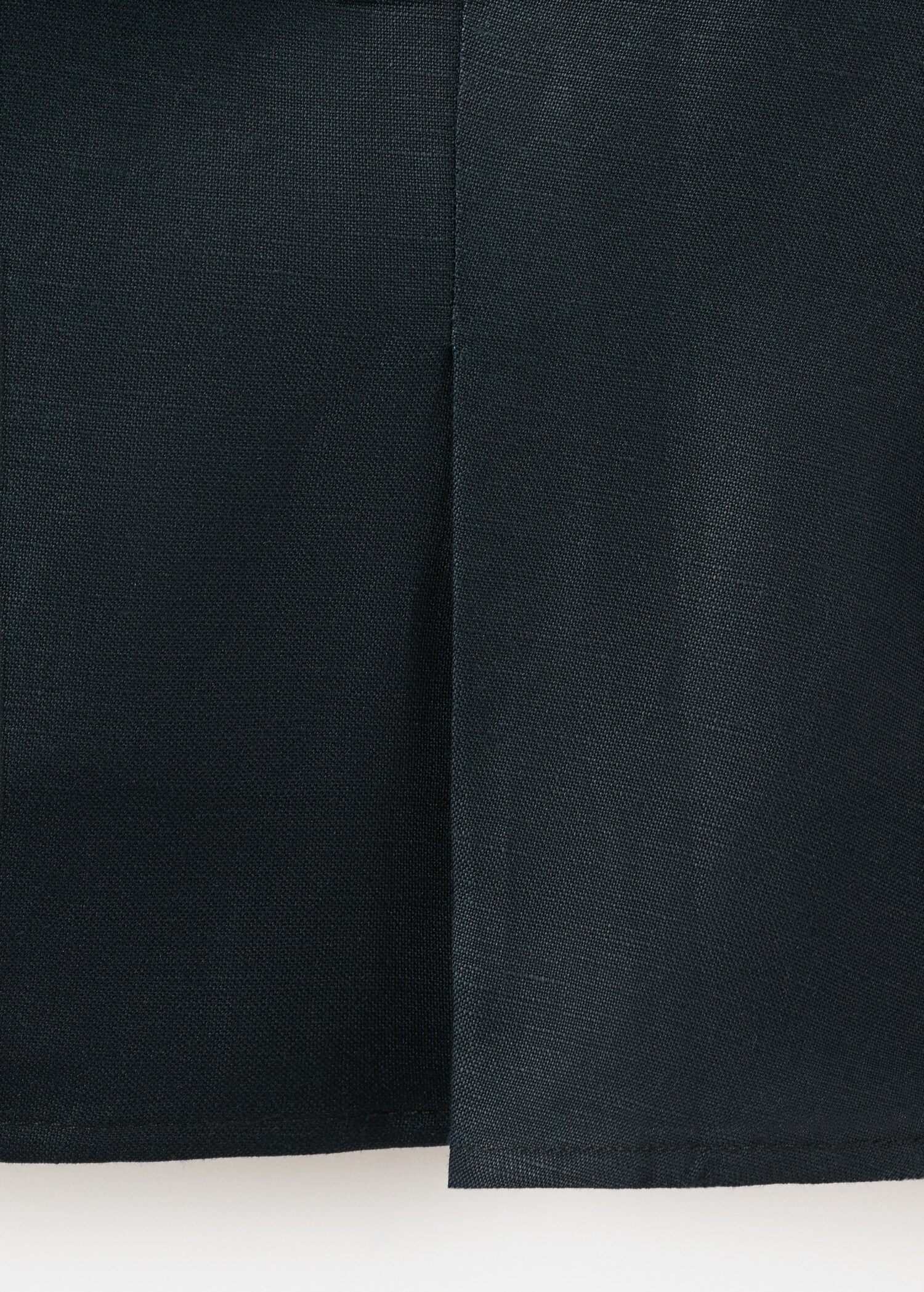 Cotton linen peplum top - Details of the article 0