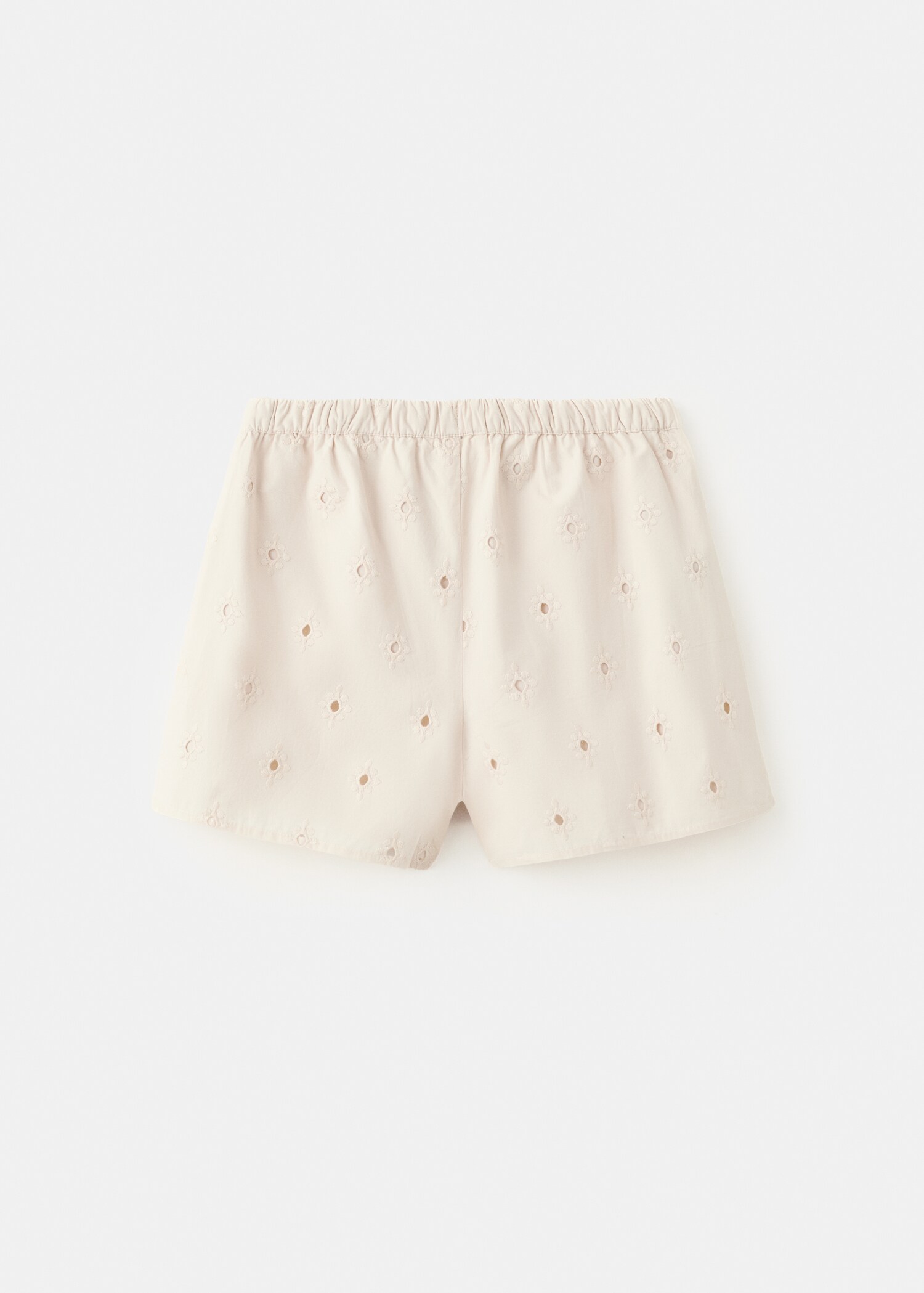 Embroidered straight-fit shorts - Reverse of the article