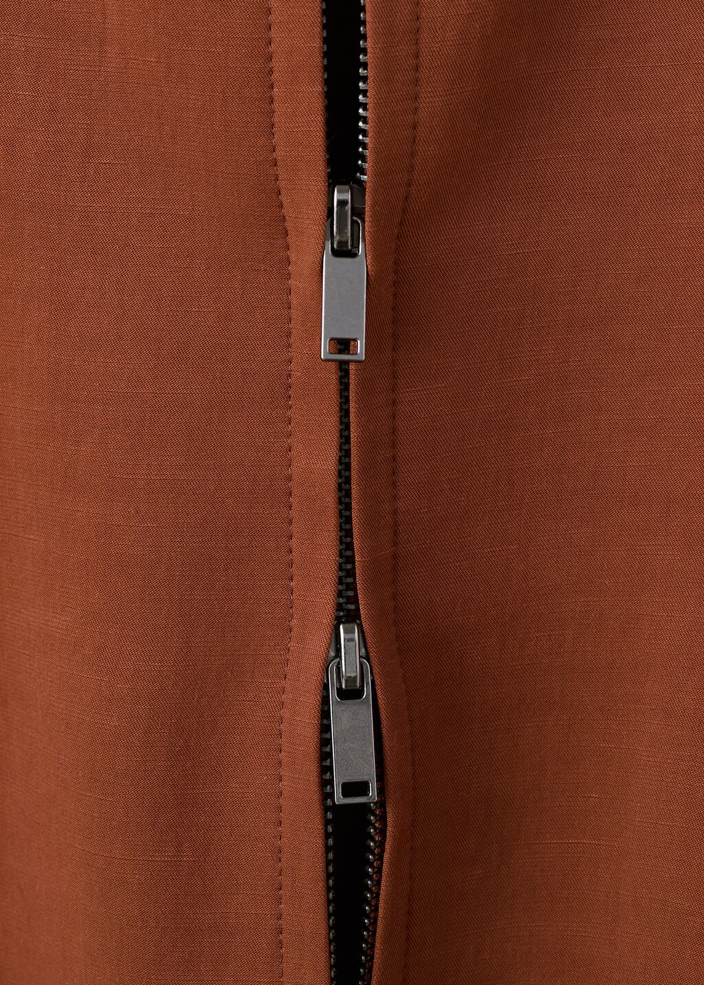 Linen-blend jacket with pockets - image 5