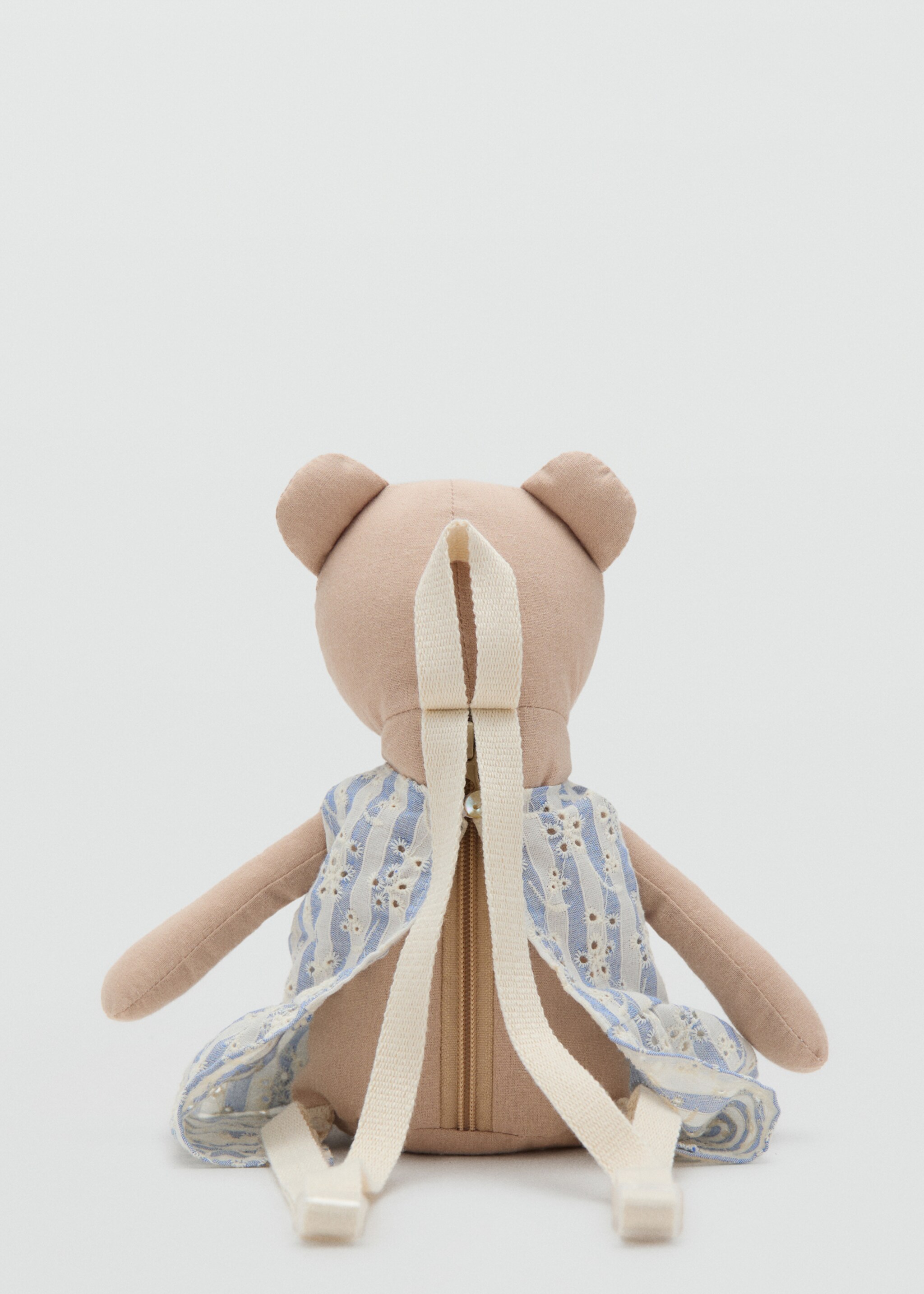 Teddy bear rucksack - Details of the article 1, Sand. Ref: 27066349-00.