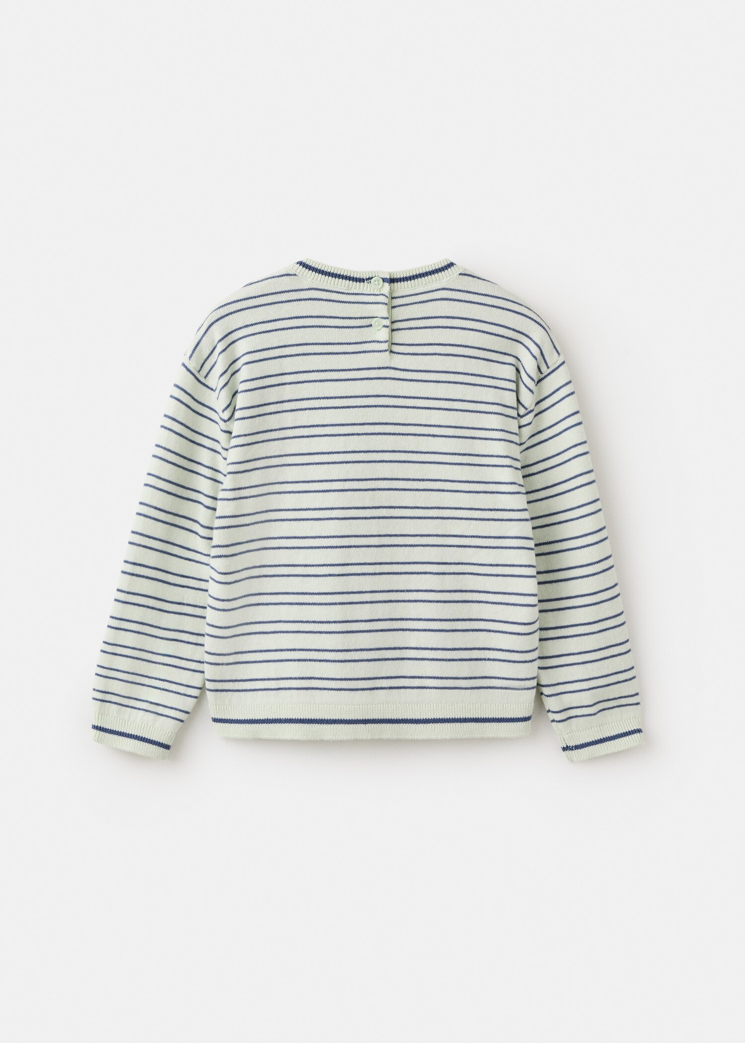 Jersey punto fino rayas - Reverso del artículo