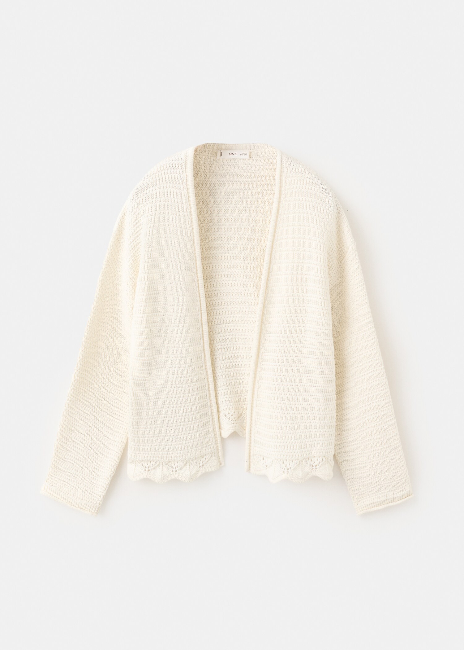 Openwork knit cardigan - Article without model