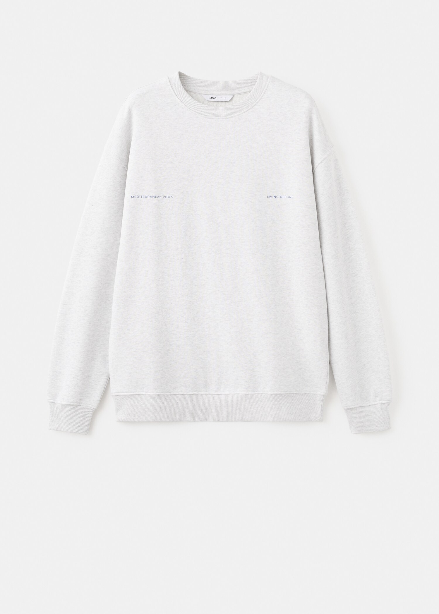 Printed cotton sweatshirt - Article without model