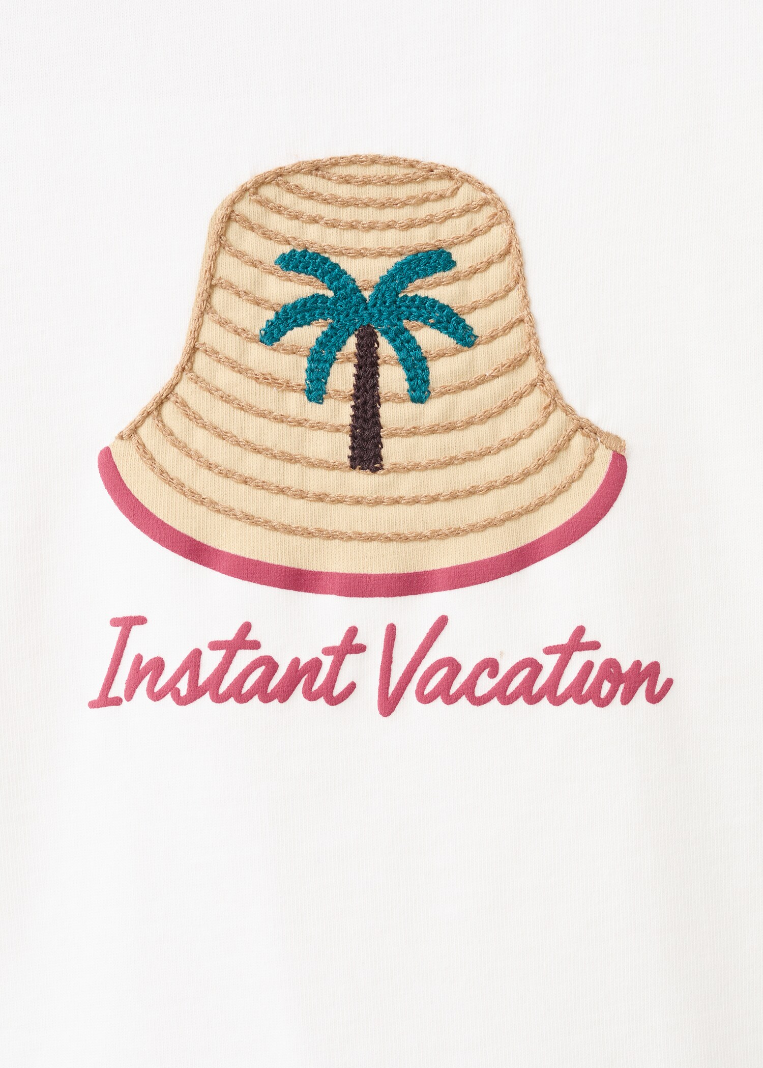 Embroidered cotton T-shirt - Details of the article 8