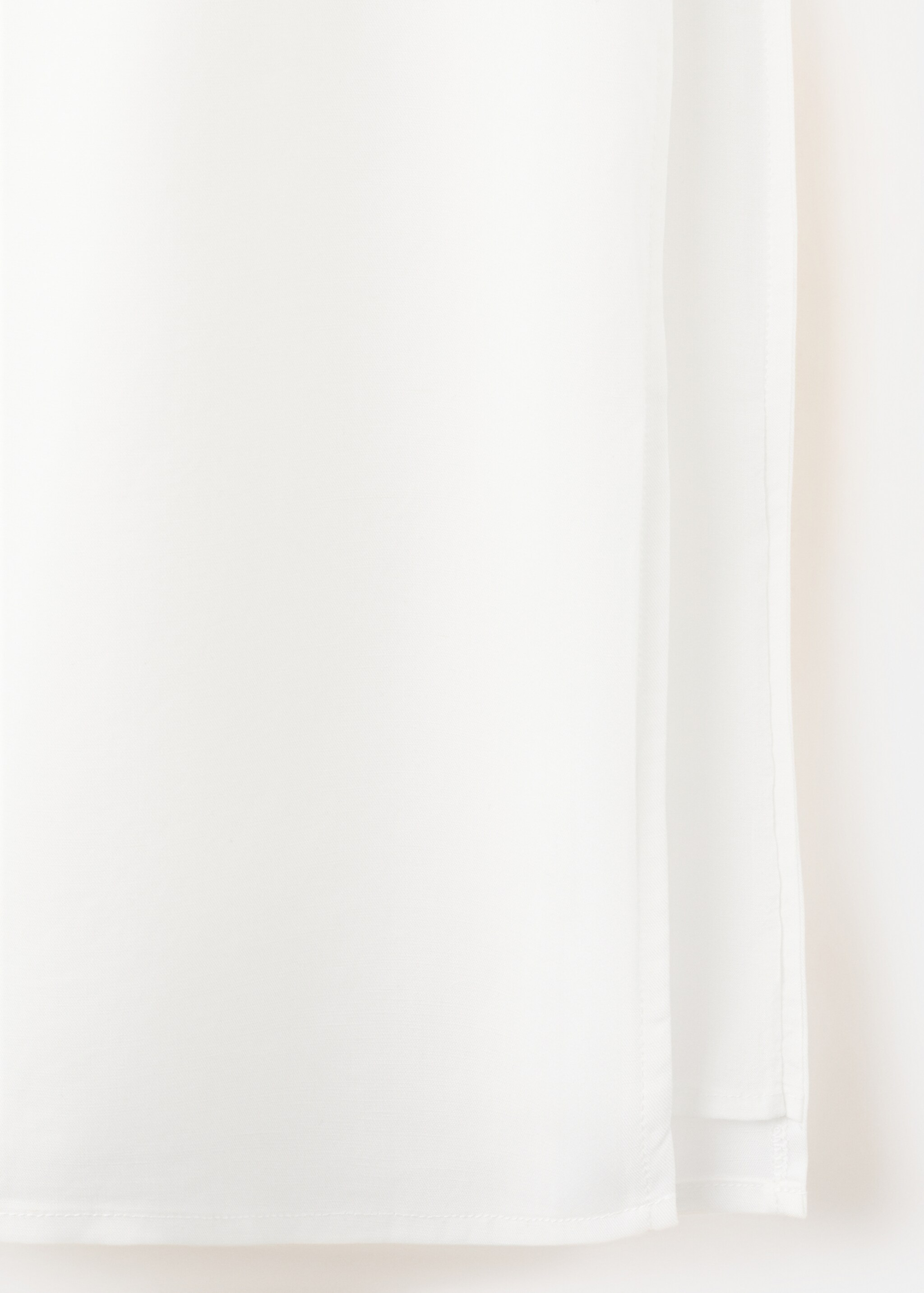 Long lyocell skirt - Details of the article 0, Off White. Ref: 27066714-00.