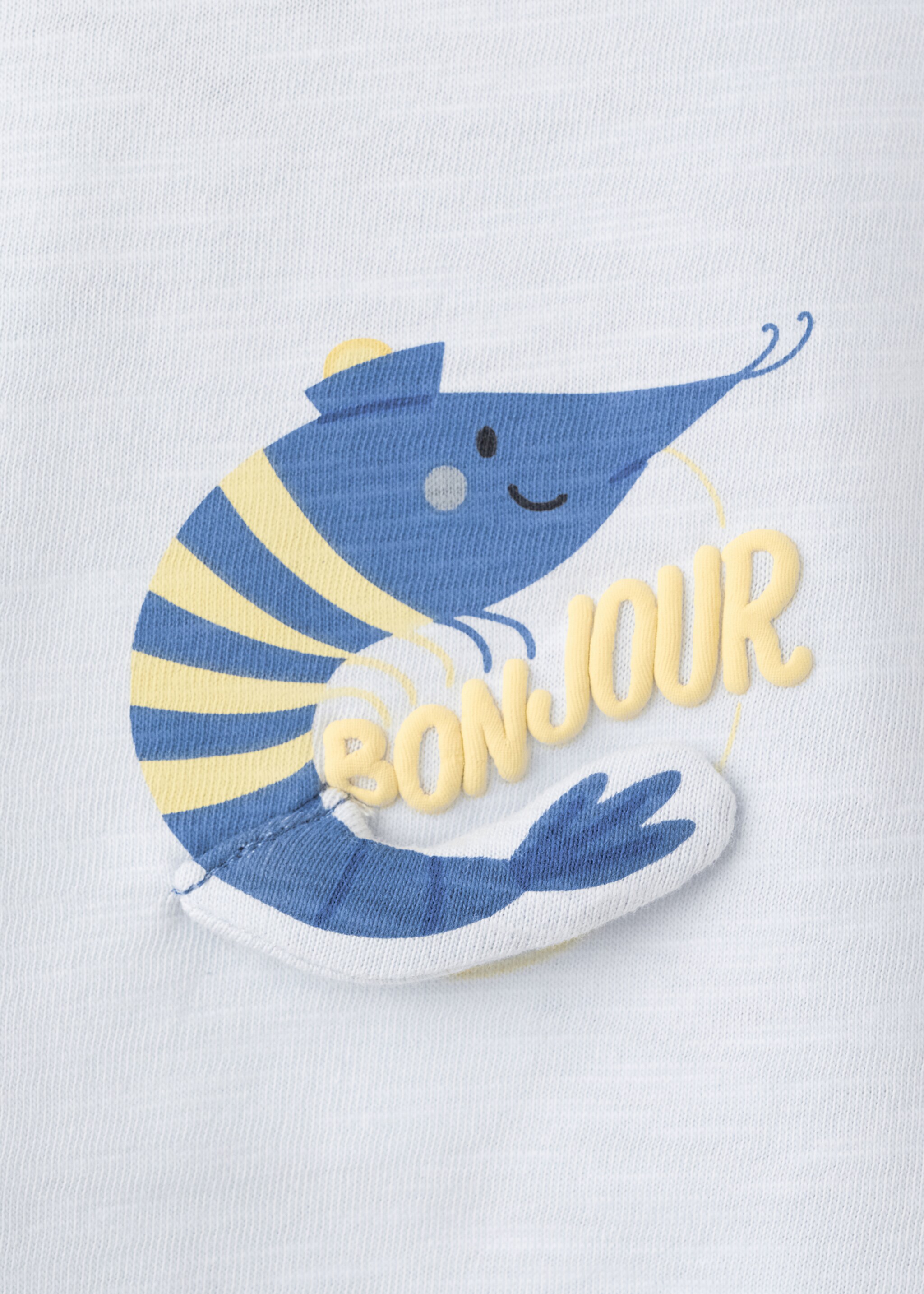 Camiseta algodón estampada - Detalle del artículo 8, Azul. Ref: 27066715-00.