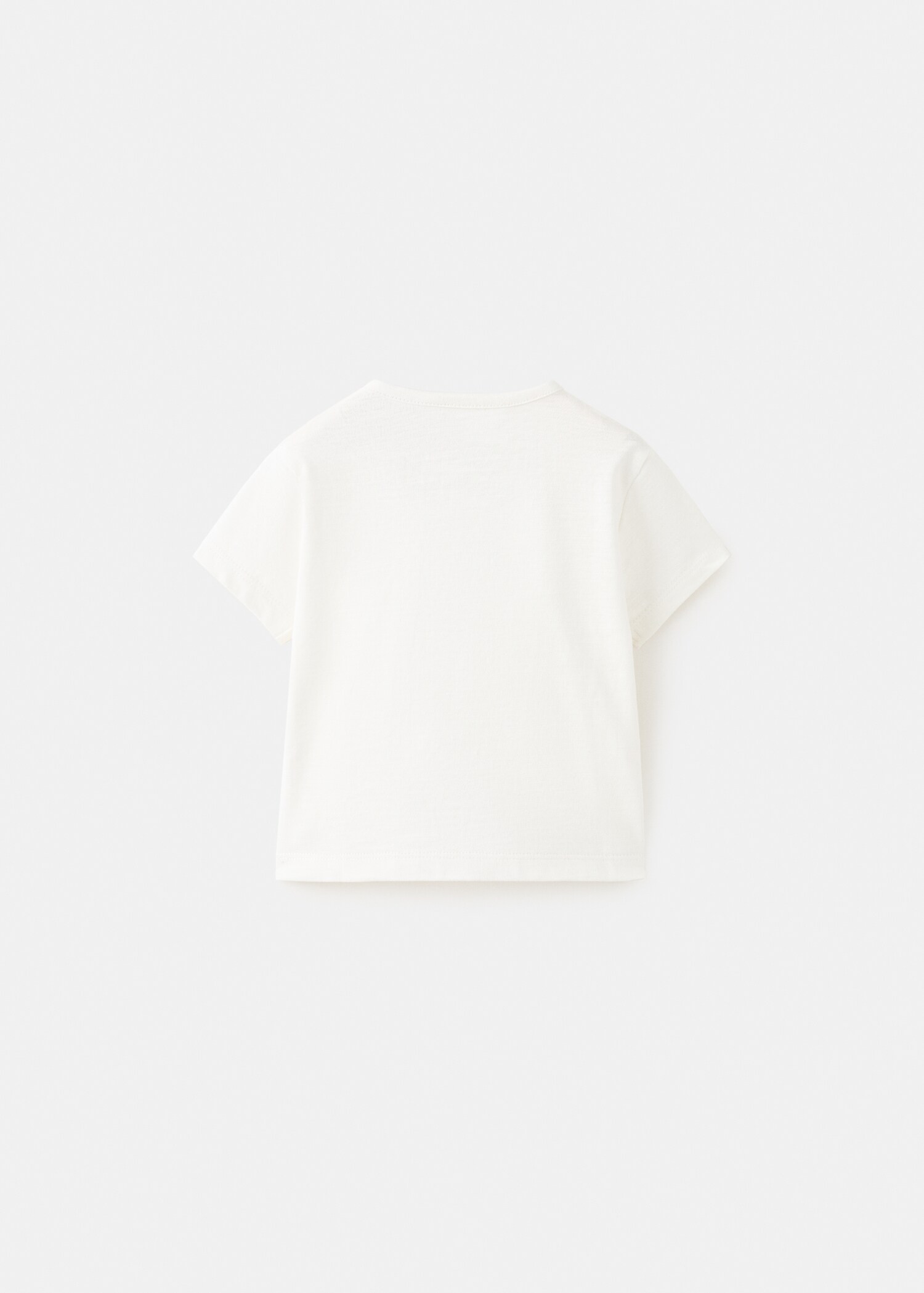 Printed cotton-blend t-shirt - Reverse of the article