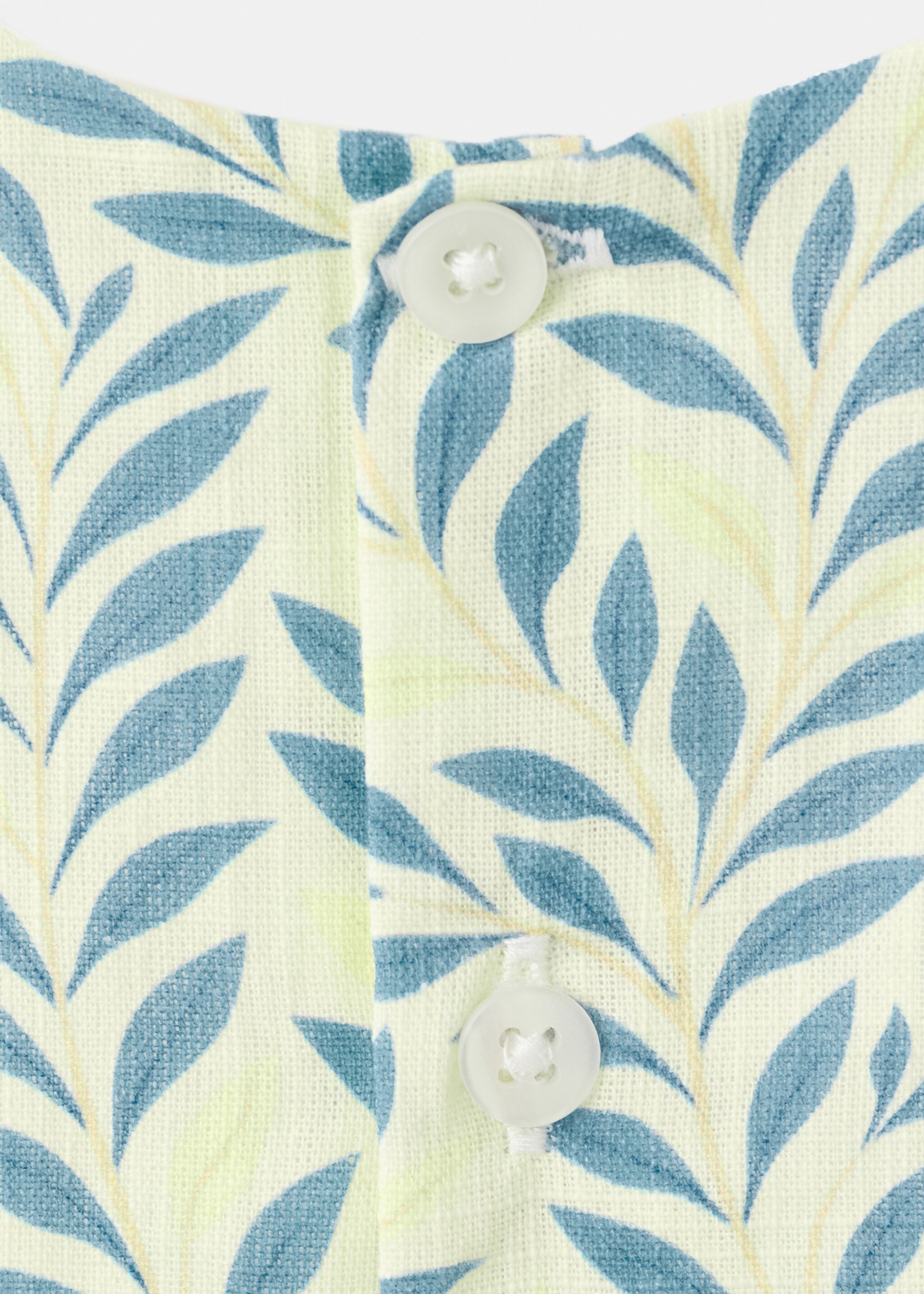 Printed dress and nappy cover - Details of the article 8, Off White. Ref: 27066723-00.