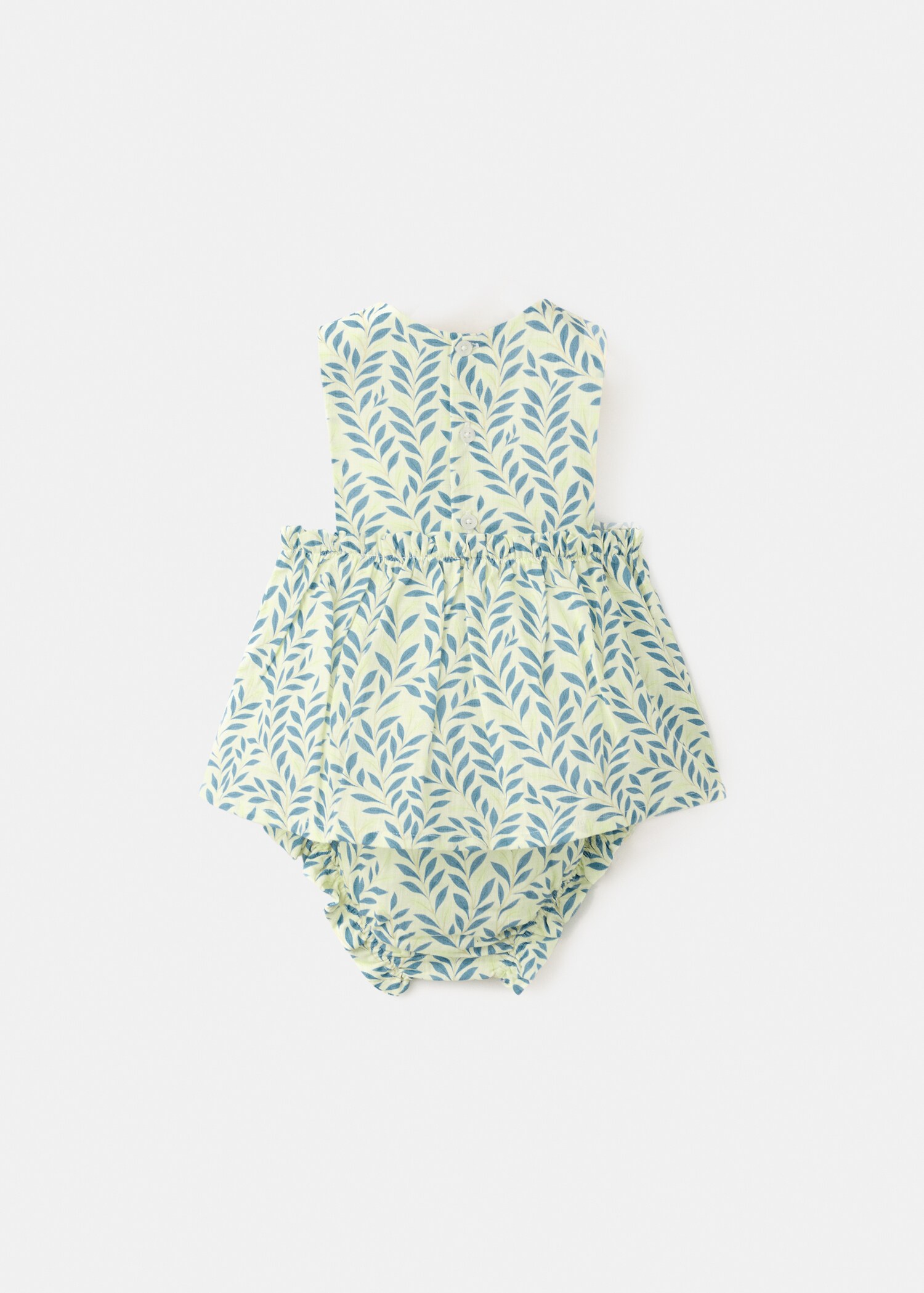 Printed dress and nappy cover - Reverse of the article