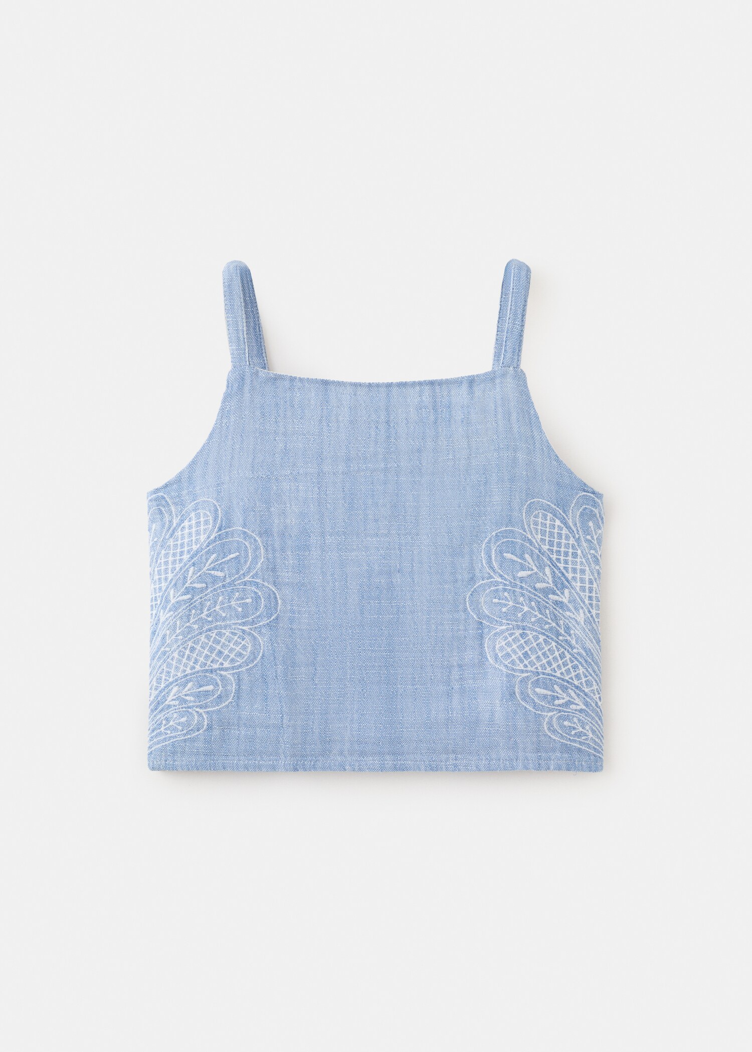 Embroidered cotton blouse - Article without model