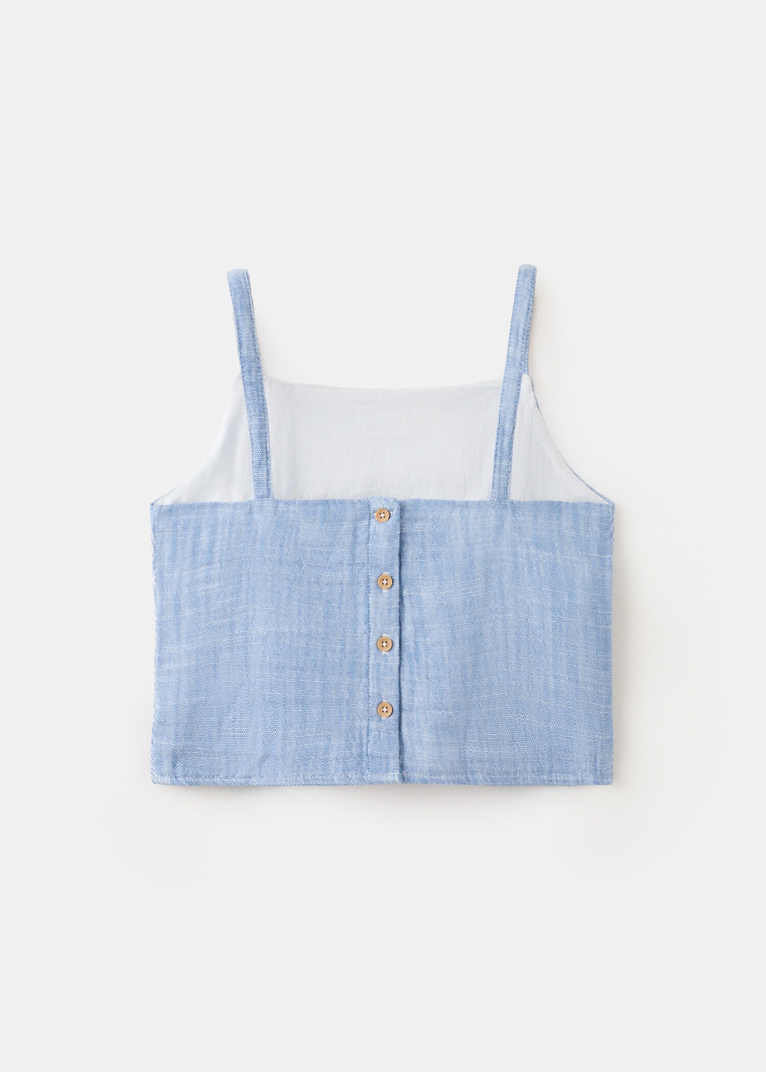 Embroidered cotton blouse - Reverse of the article