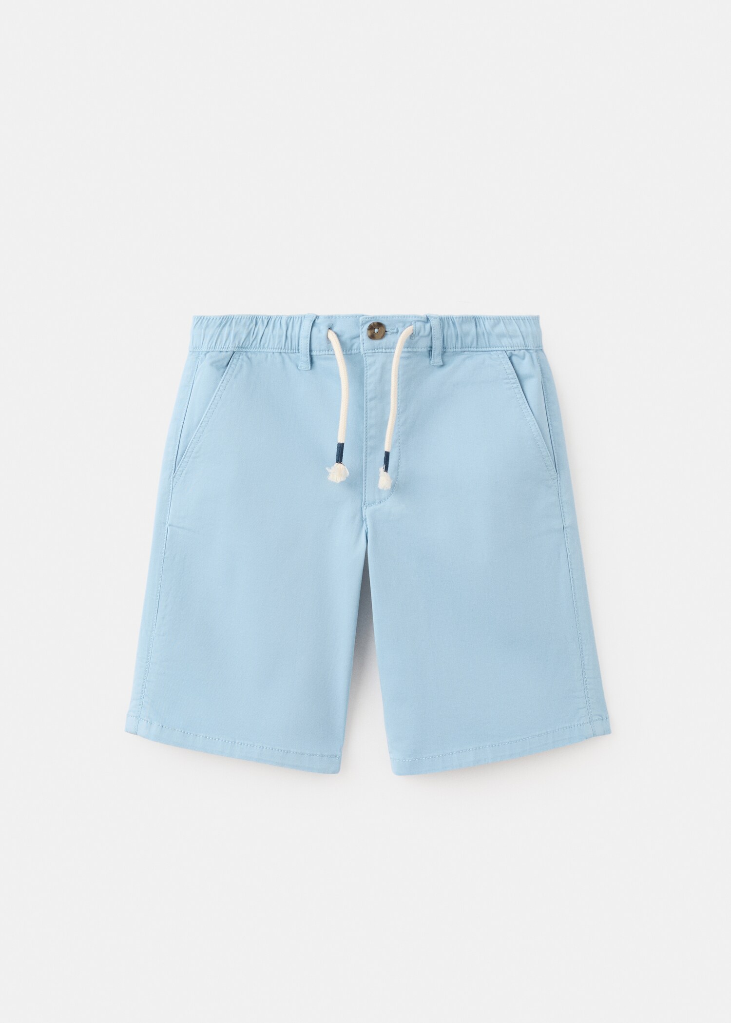 Cotton shorts with drawstring - Article without model