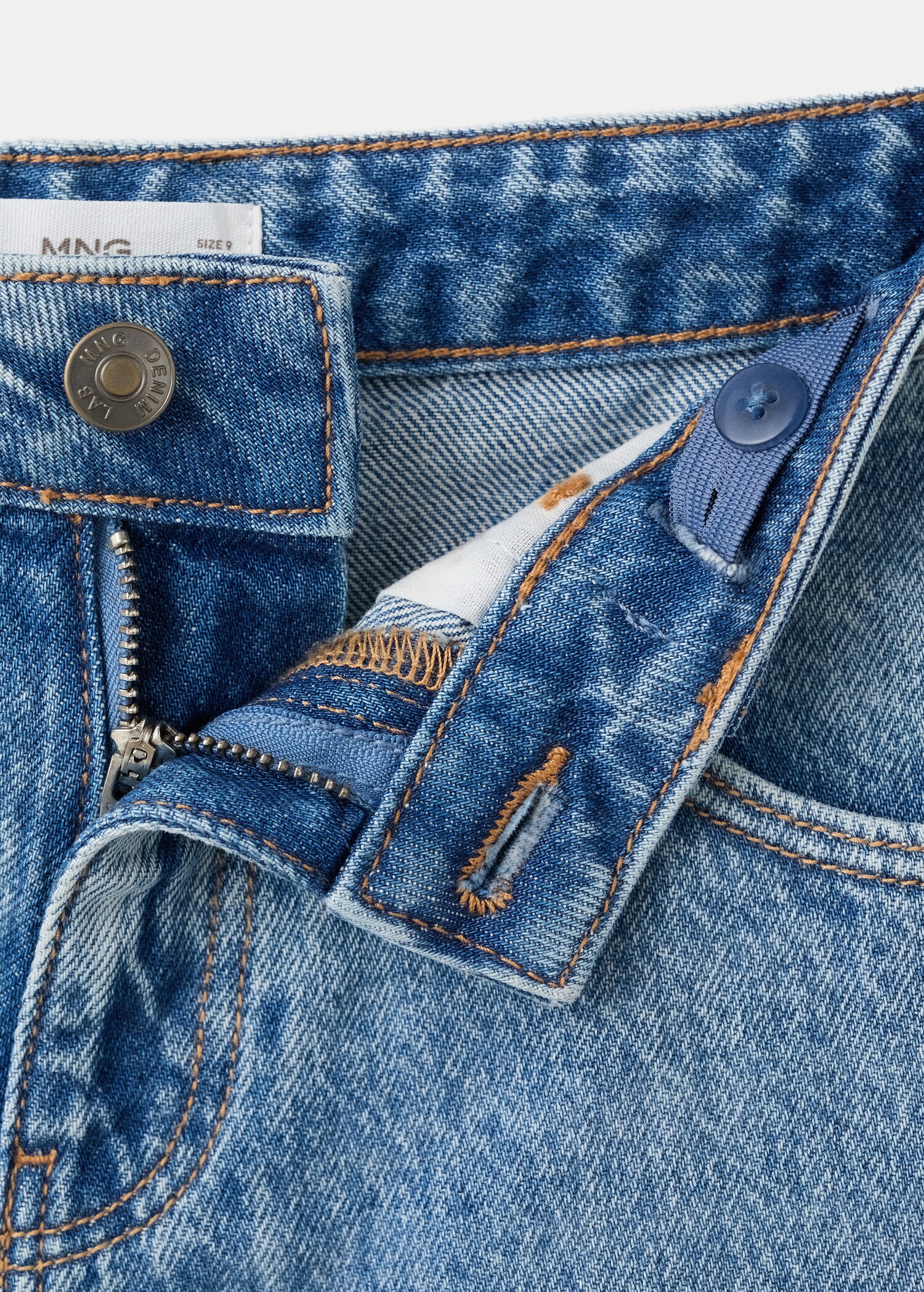 Baggy denim bermudas - Details of the article 8