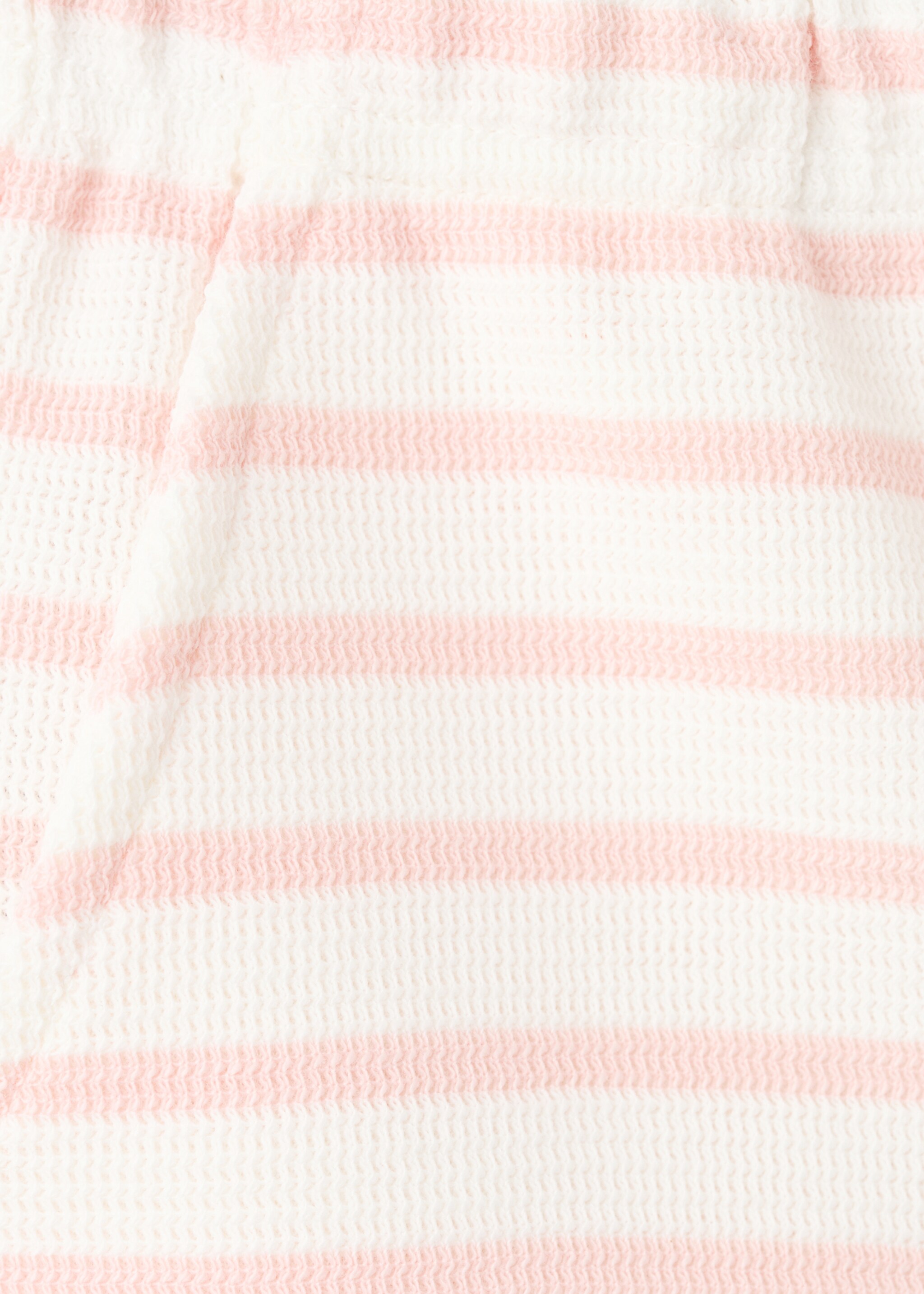 Striped cotton shorts - Details of the article 0, Pink. Ref: 27066745-00.