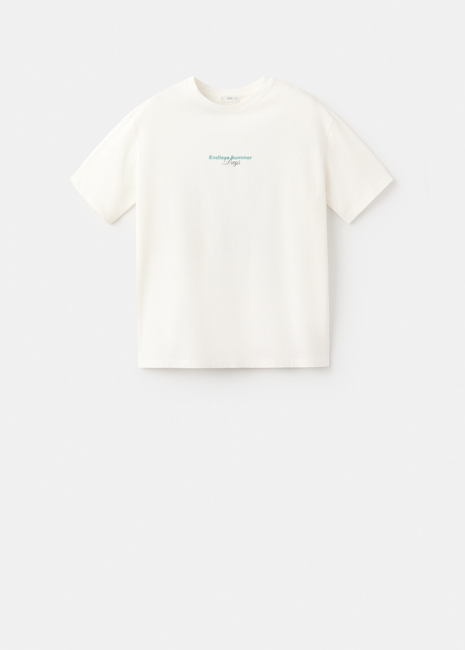 Printed cotton-blend t-shirt - Article without model