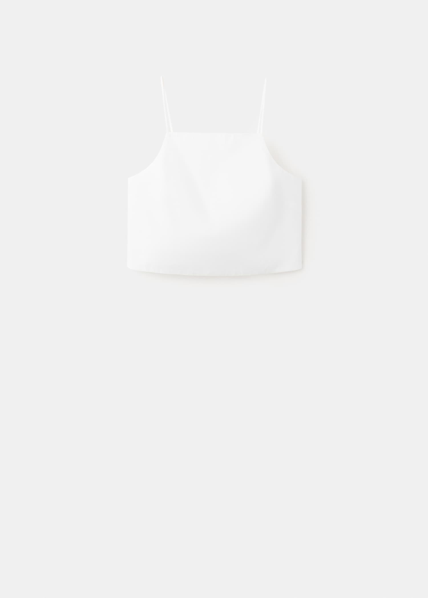 Cotton crop top - Article without model