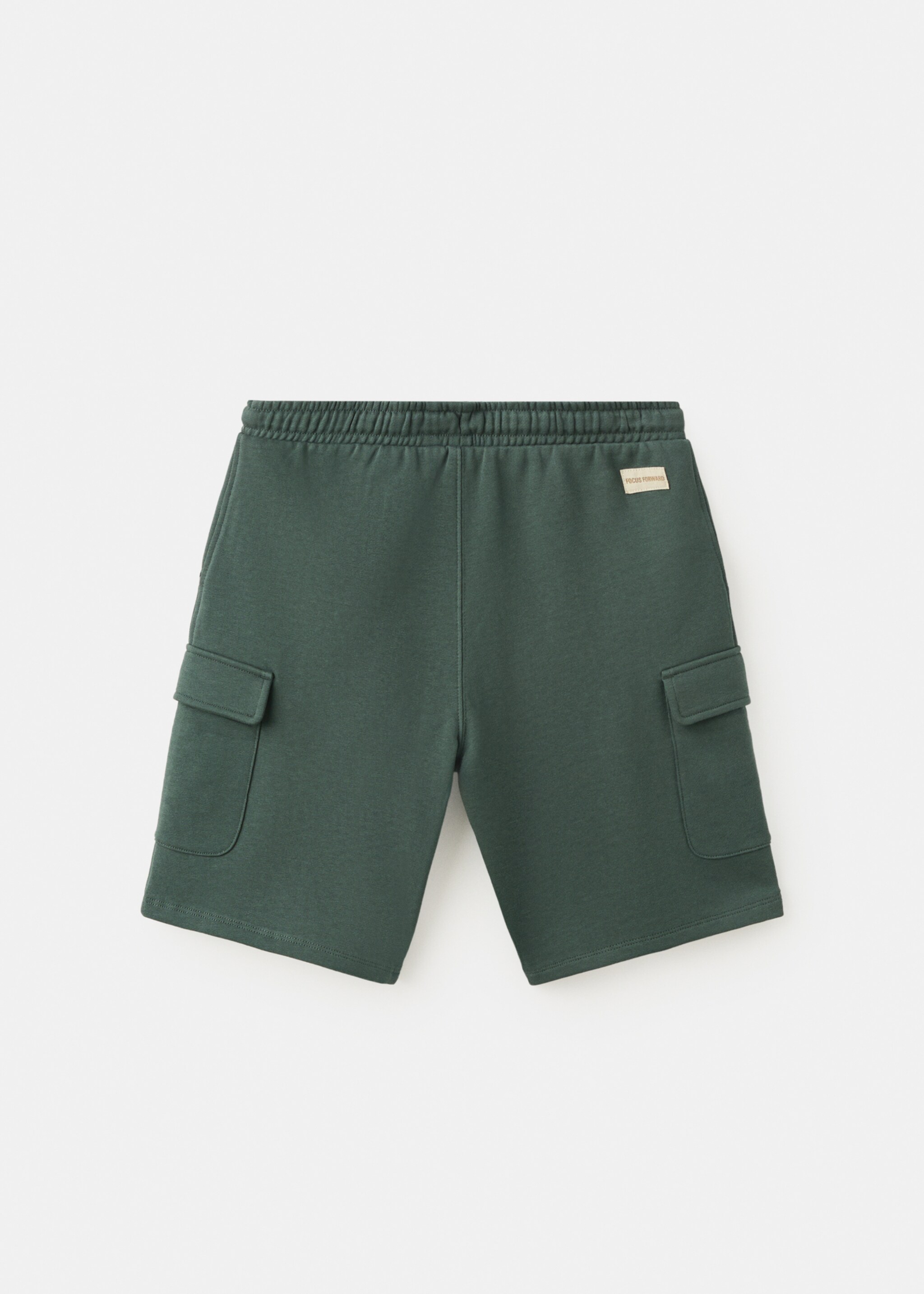 Bermuda cargo cordon - Verso de l’article, Vert. Ref: 27067136-00.