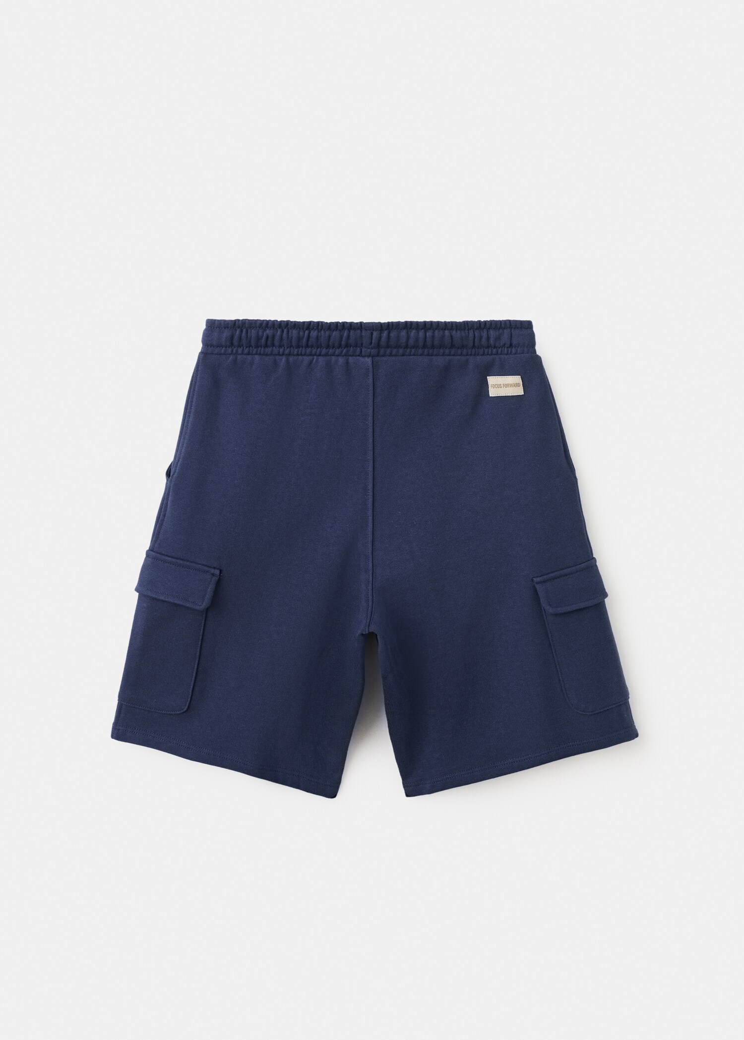 Drawstring cargo Bermuda shorts - Reverse of the article