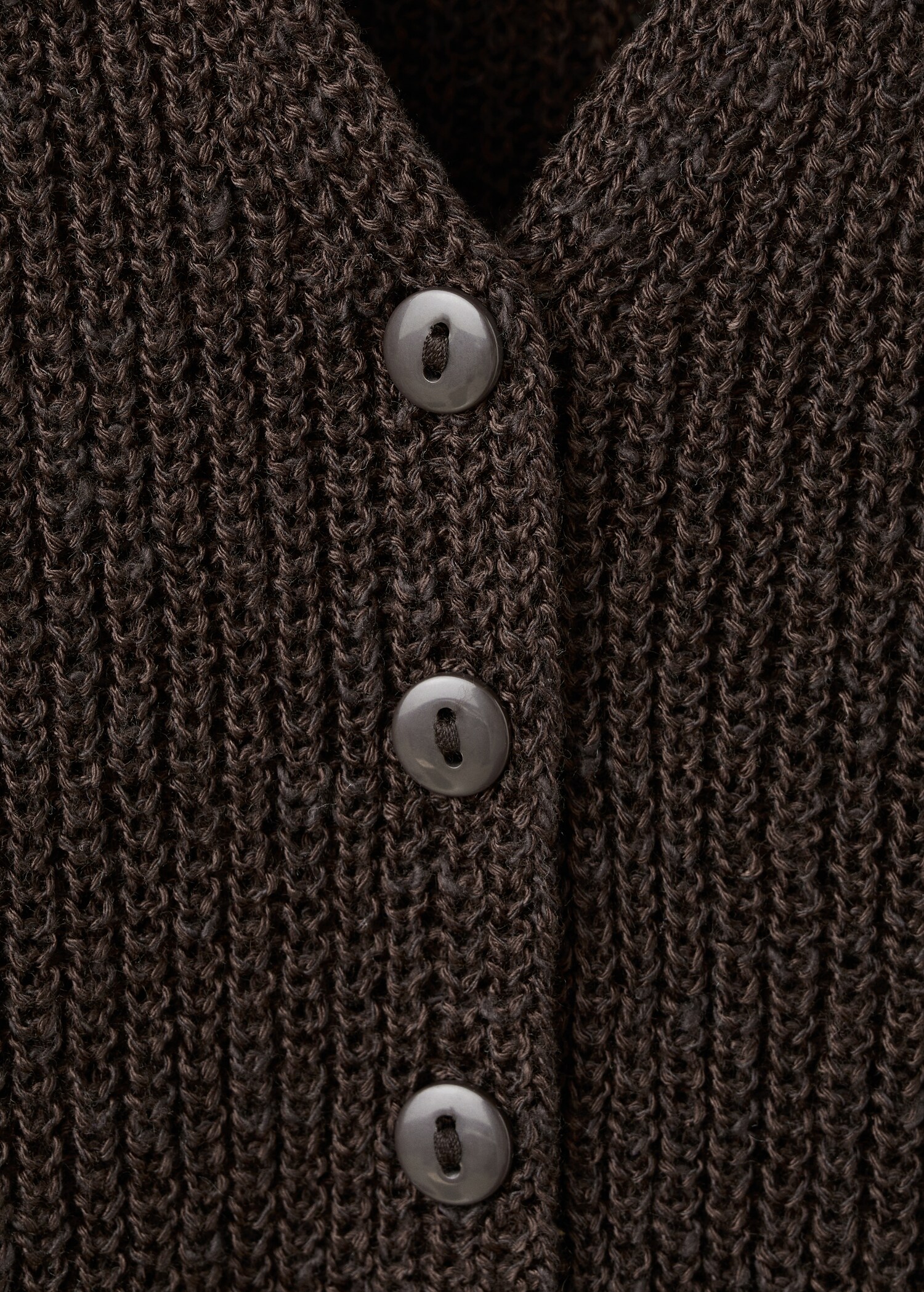 Openwork knitted waistcoat - Details of the article 8