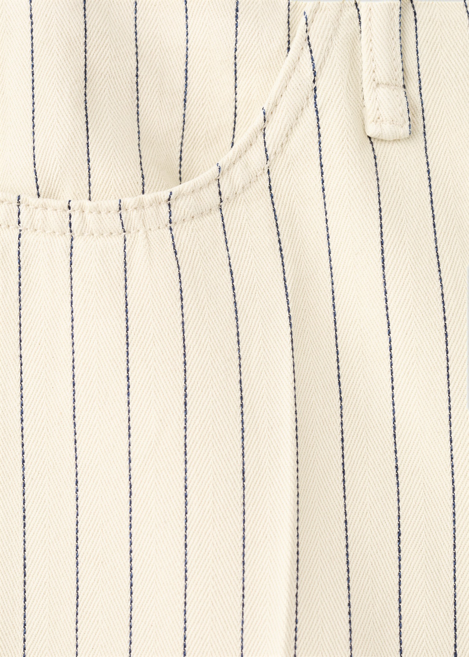 Бермуды в полоску с средней посадкой - Деталь изделия 0