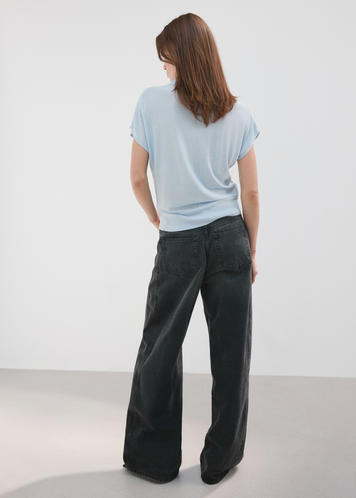 Pull-over col polo - Verso de l’article