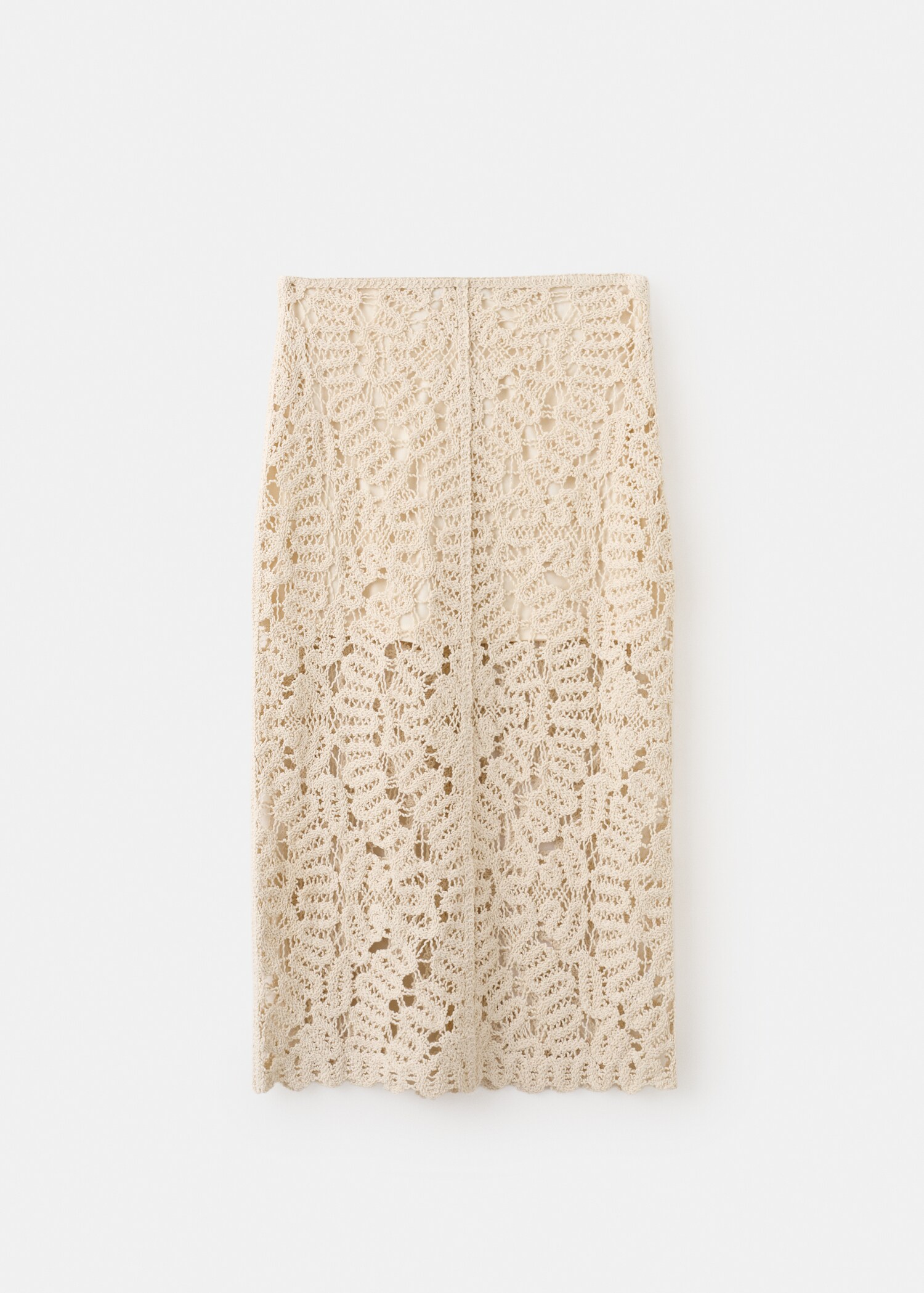 Openwork knitted skirt - Article without model