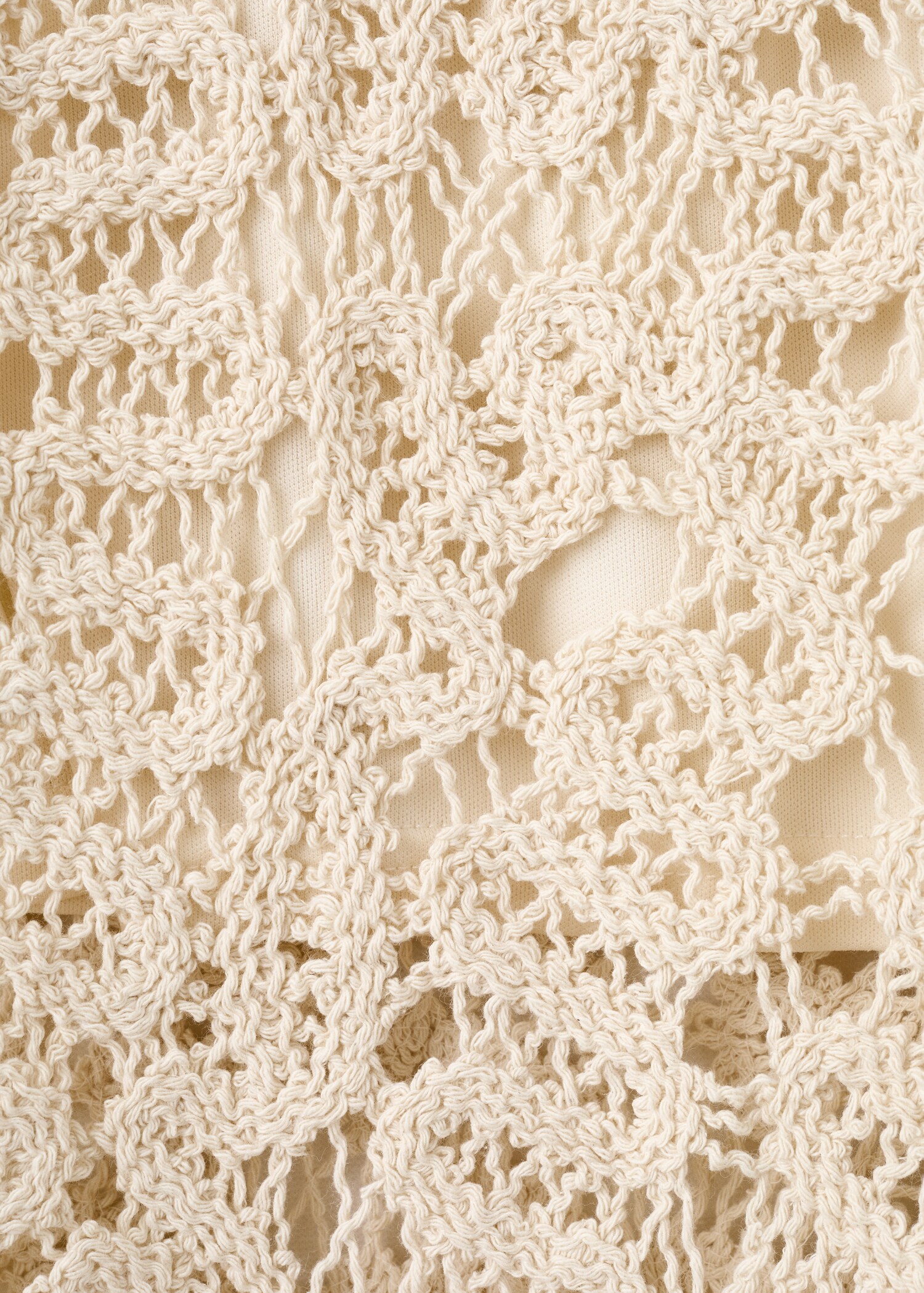 Openwork knitted skirt - Details of the article 0
