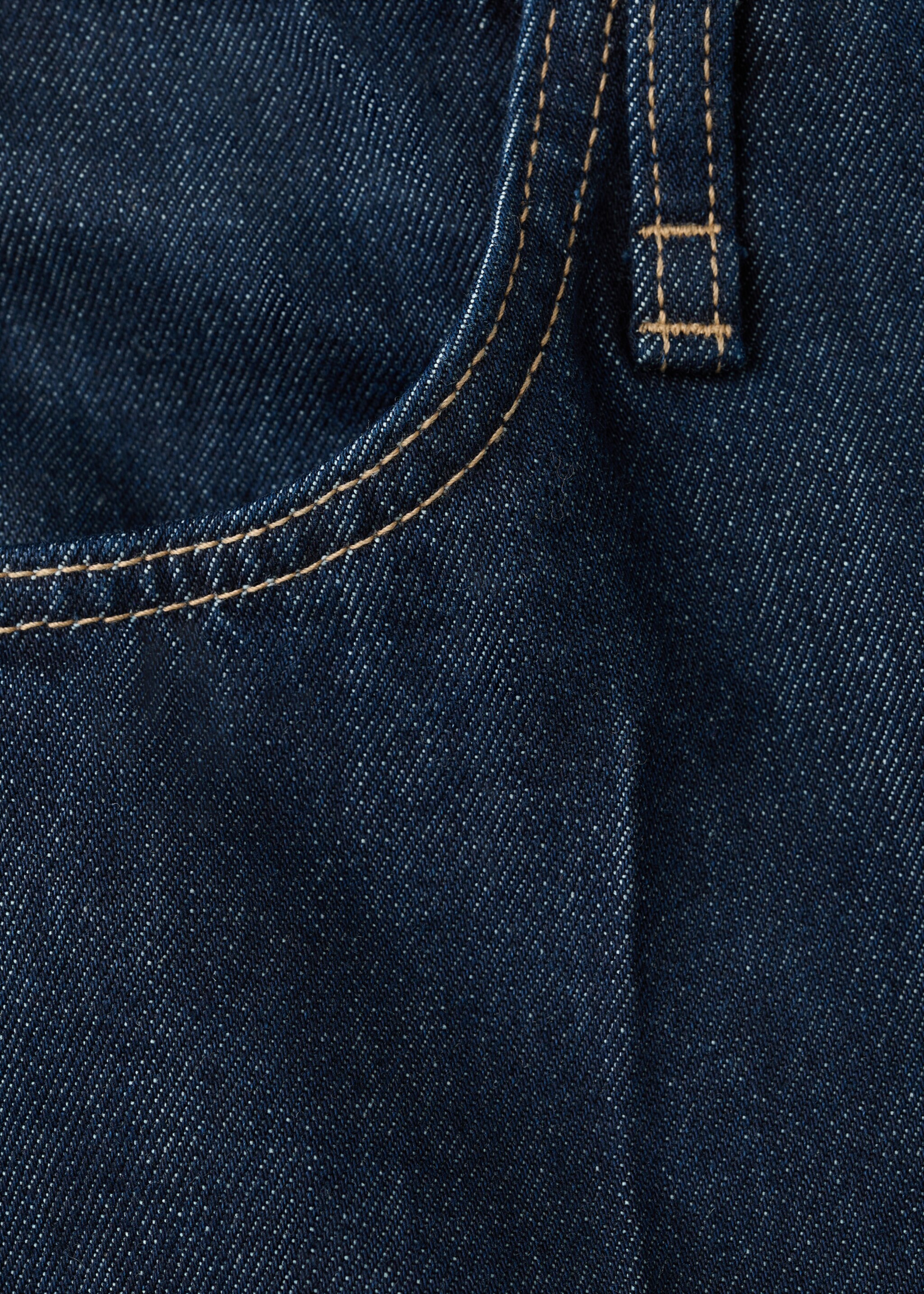 Джинсовые бермуды со средней посадкой - Деталь изделия 0, Синий. Ref: 27067149-00.