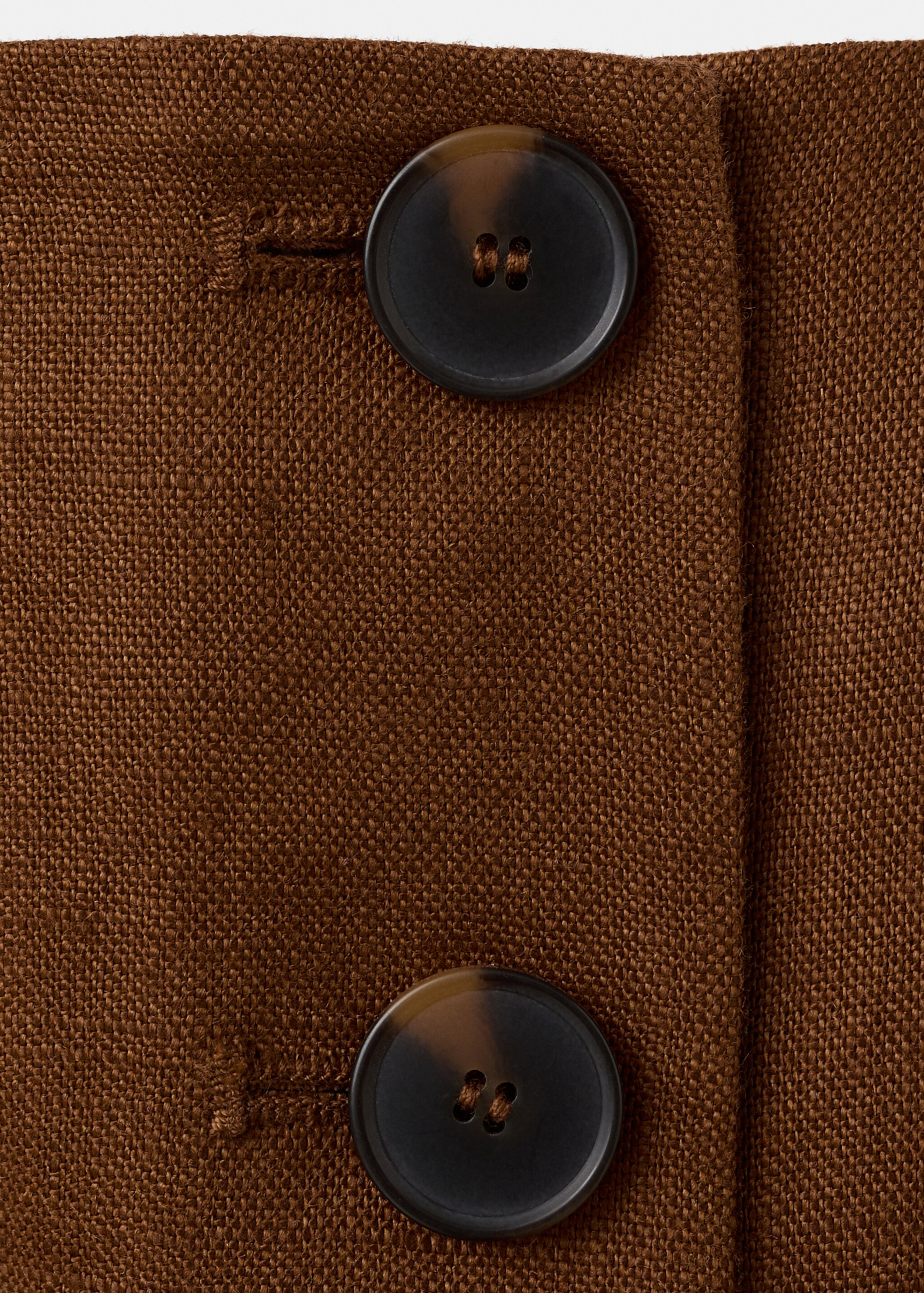 Gilet boreli - Detail van het artikel 8, Bruin. Ref: 27067156-00.