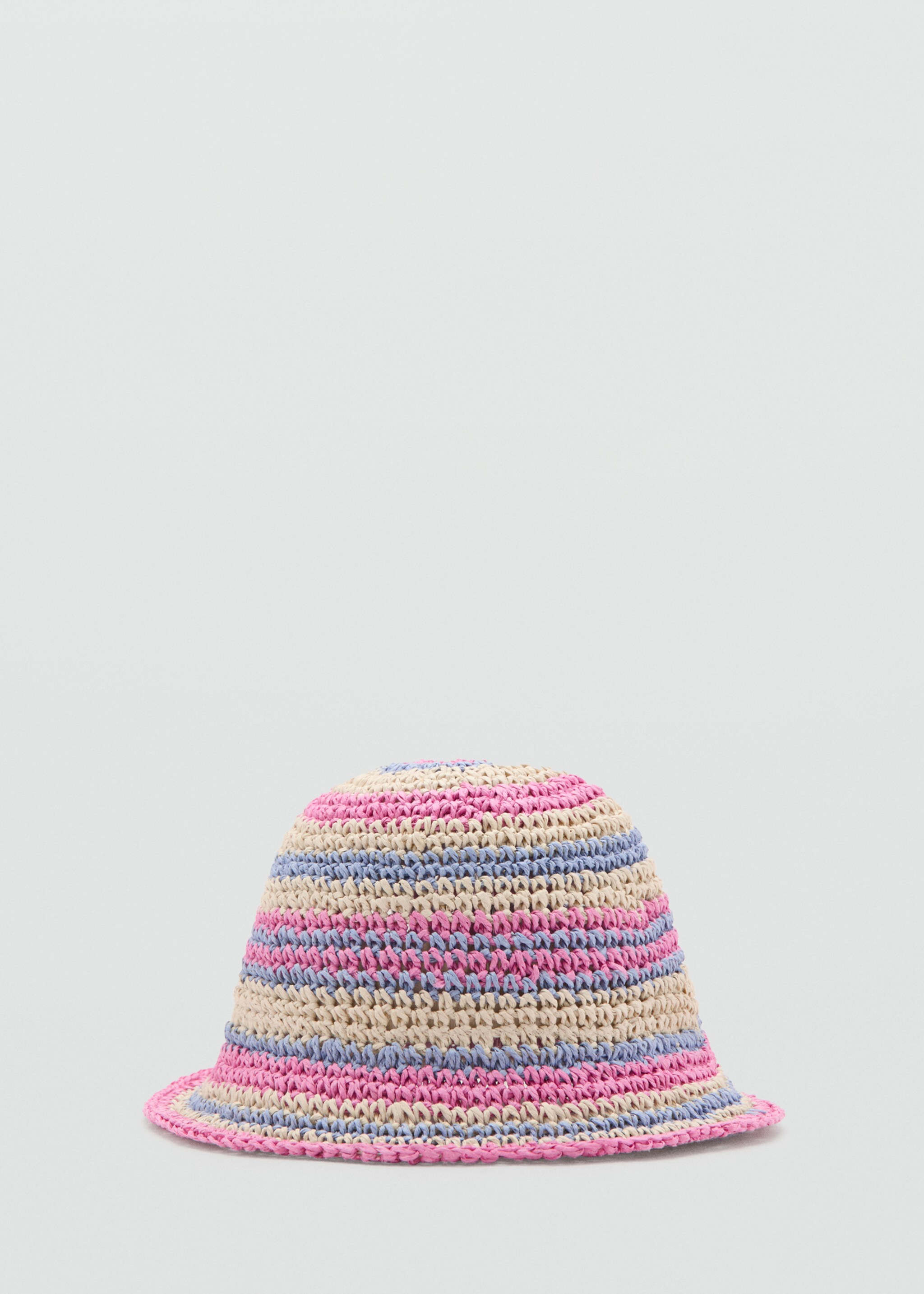 Multicoloured braided hat - Article without model, Sand. Ref: 27067157-00.