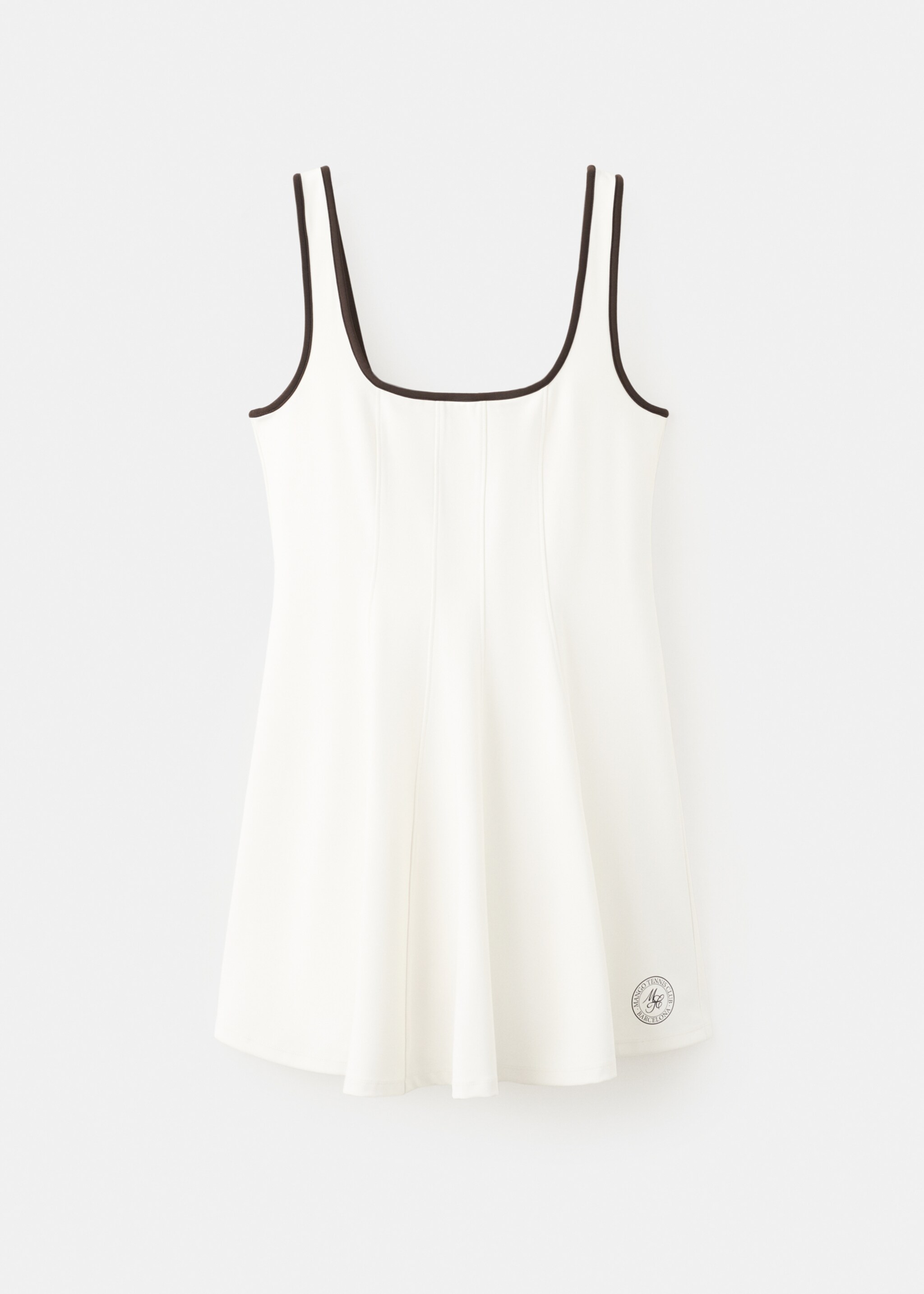 Short strap dress - Article without model, Off White. Ref: 27067164-00.