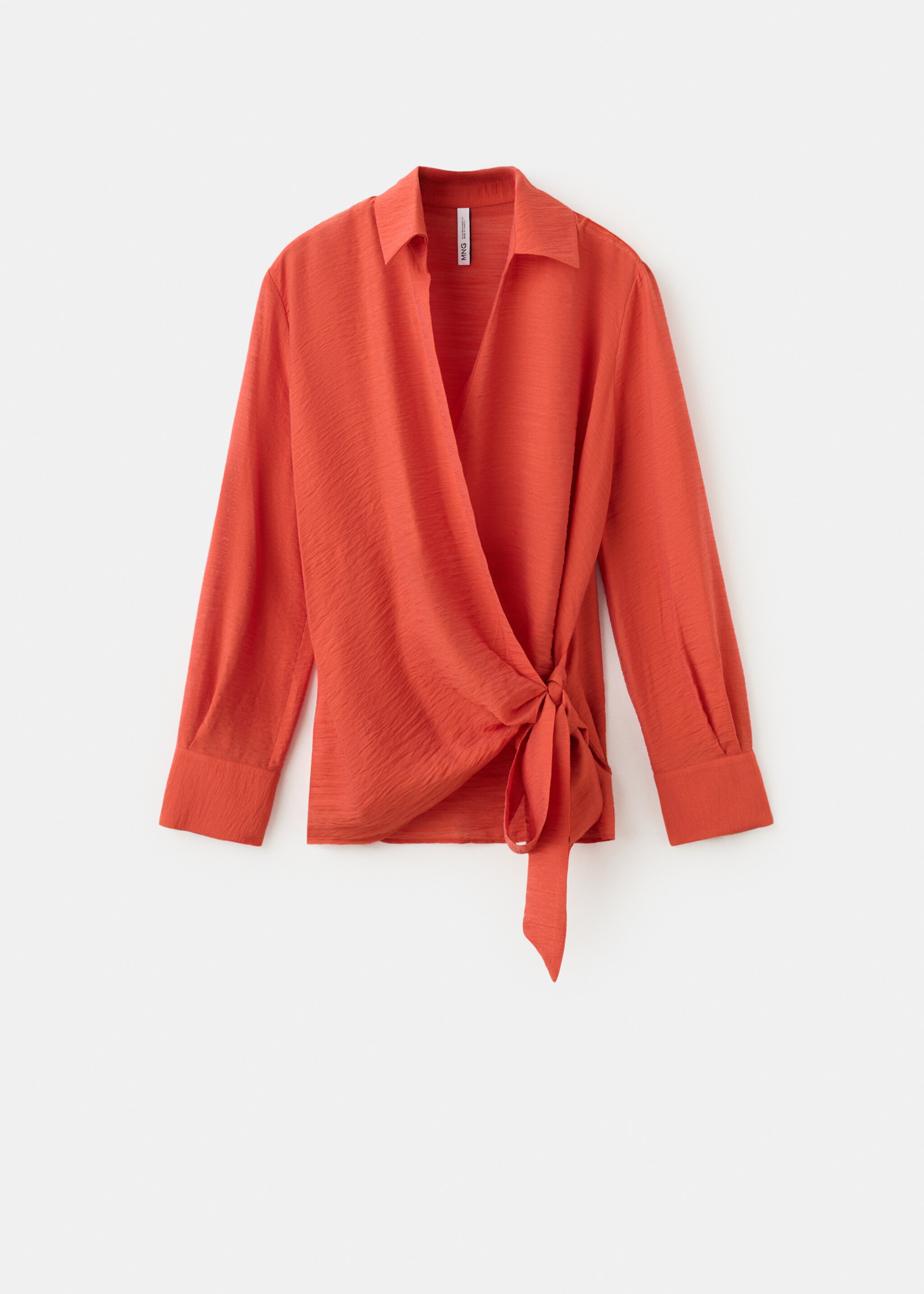 Camisa detall llaç - Article sense model, Vermell. Ref: 27067165-00.