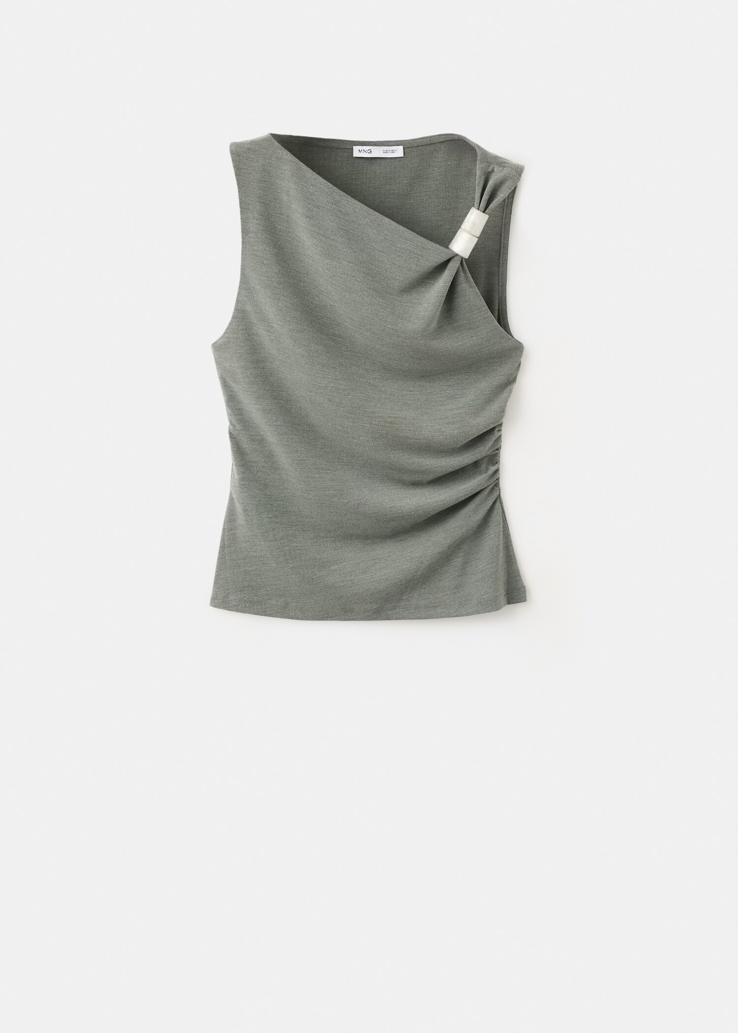 Asymmetric ruched top - Article without model