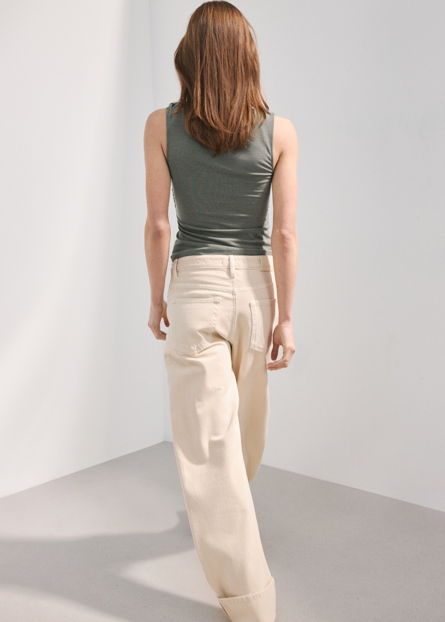 Top asymétrique froncé - Verso de l’article