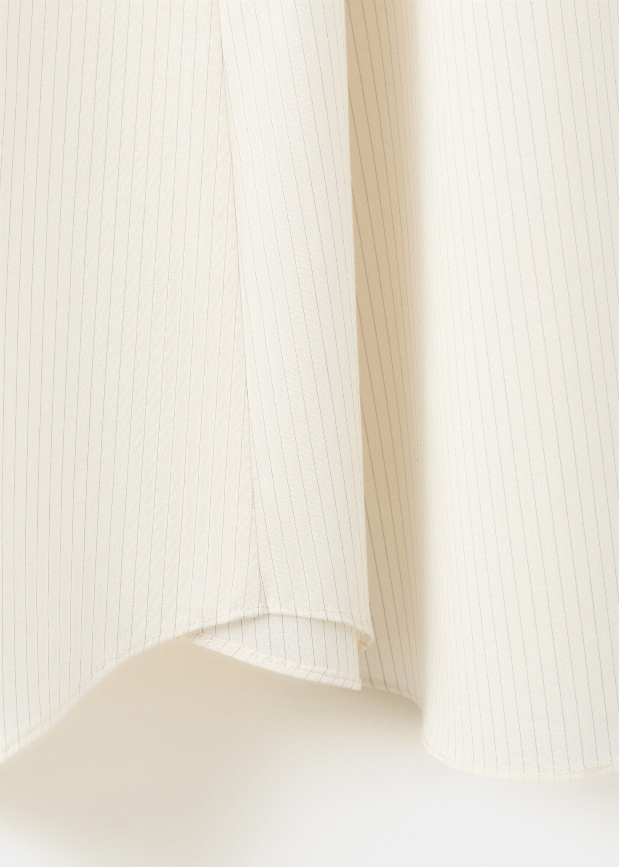 Flared midi-skirt - Details of the article 0, Ecru. Ref: 27067781-00.