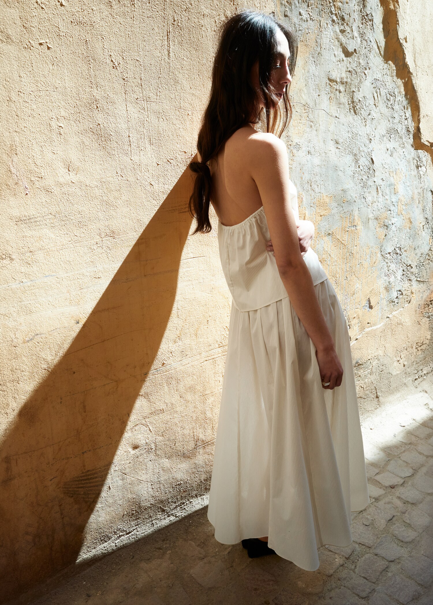 Flared midi-skirt - Reverse of the article