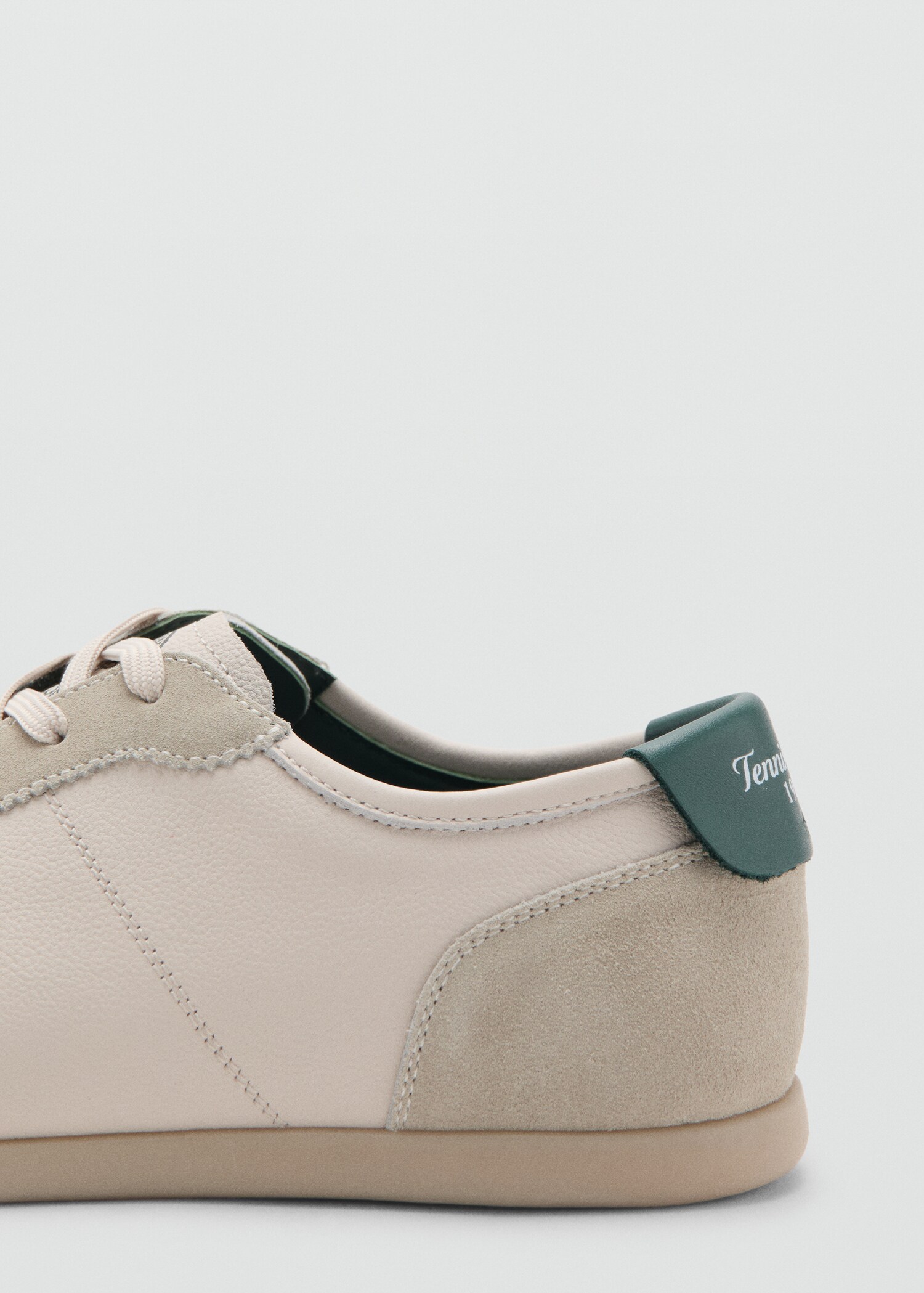 Leather mixed sneakers - Details of the article 1